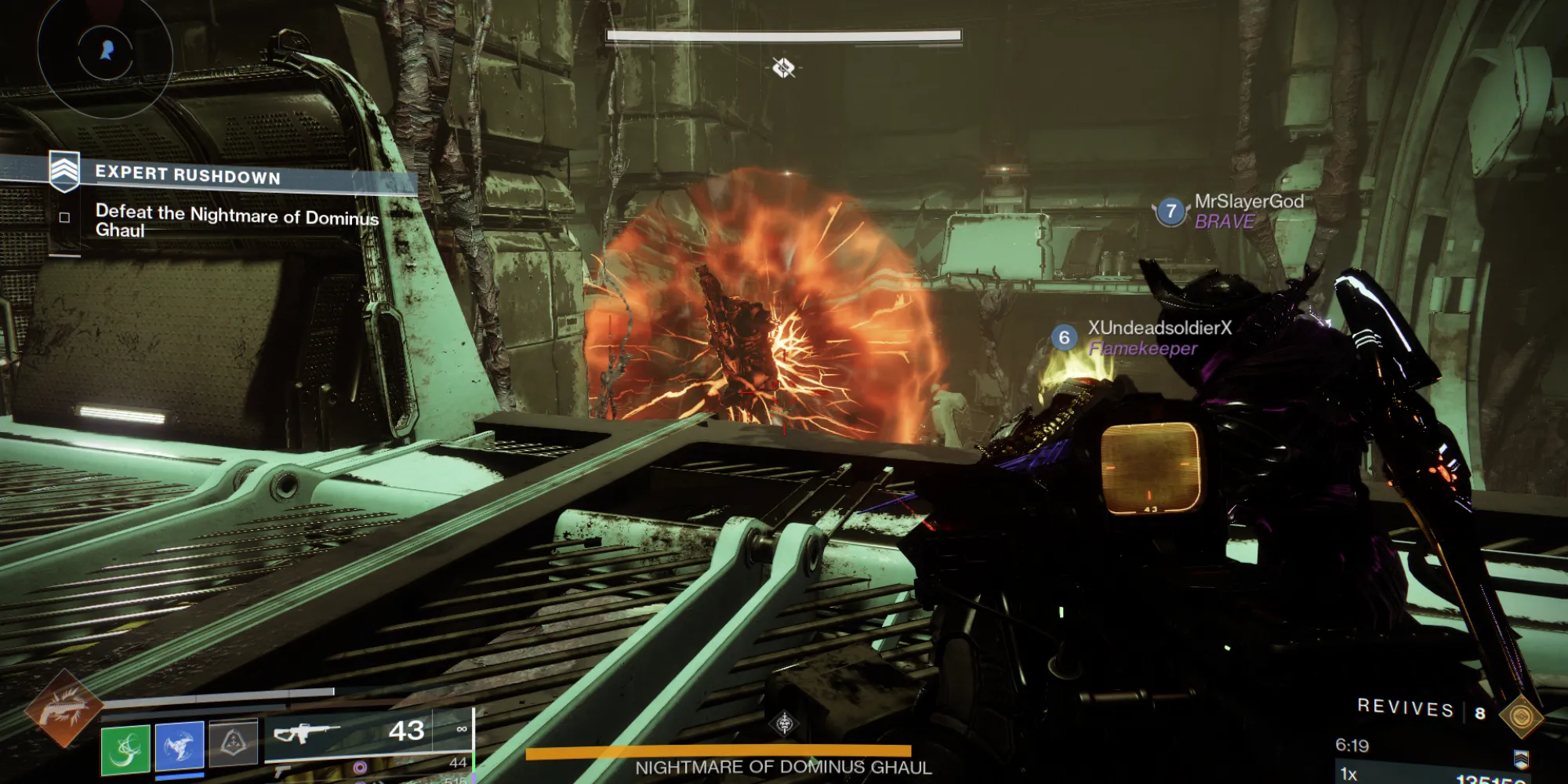 Pha hành động hạ gục quái trong Destiny 2 Guardian Games