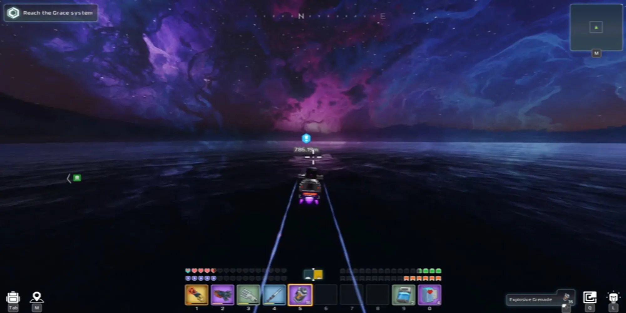 Phong cách hình ảnh lập phương đặc trưng của game Cubic Odyssey