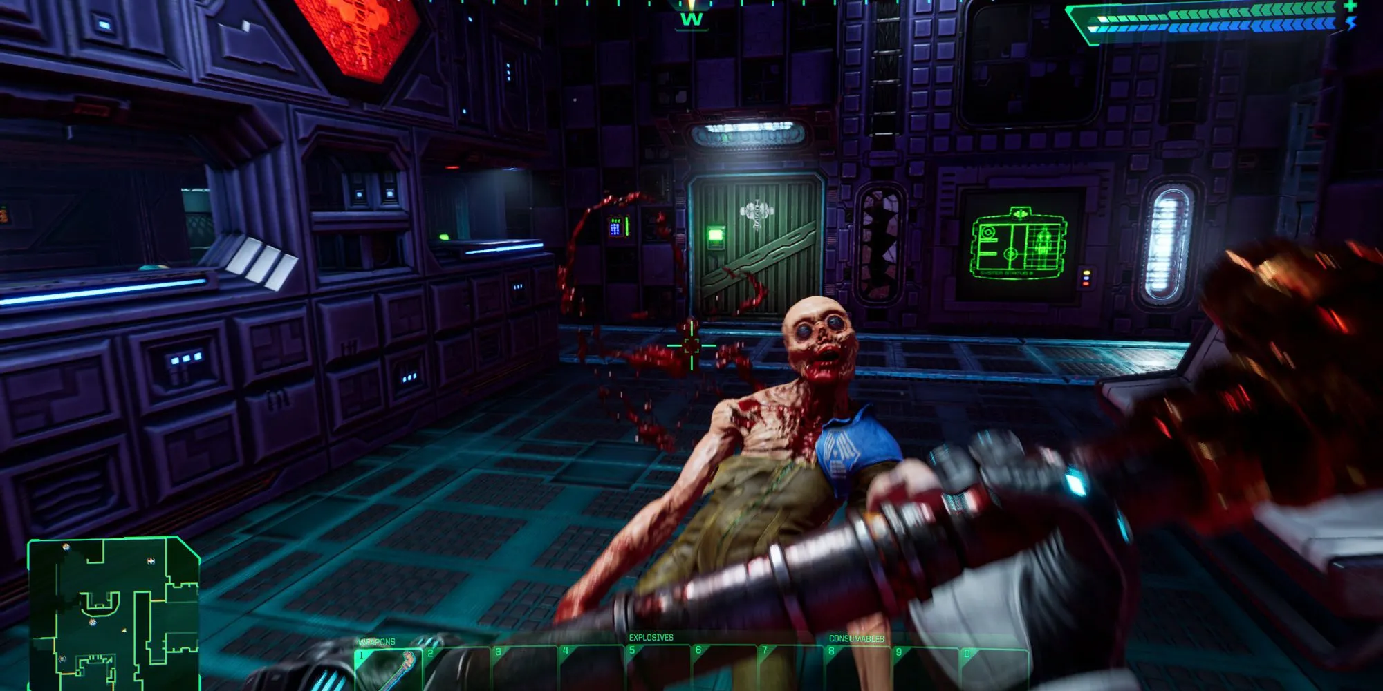 Quái vật Grunt trong System Shock Remake 2023