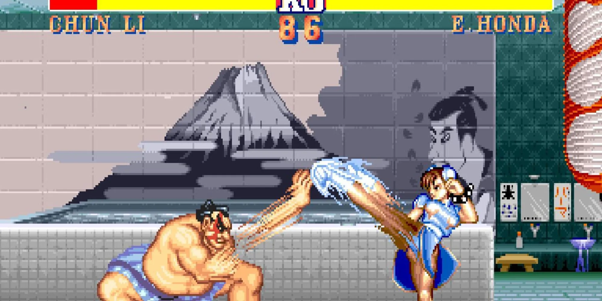 Ryu và Ken đối đầu trong Street Fighter 2, ông hoàng của dòng game đối kháng.