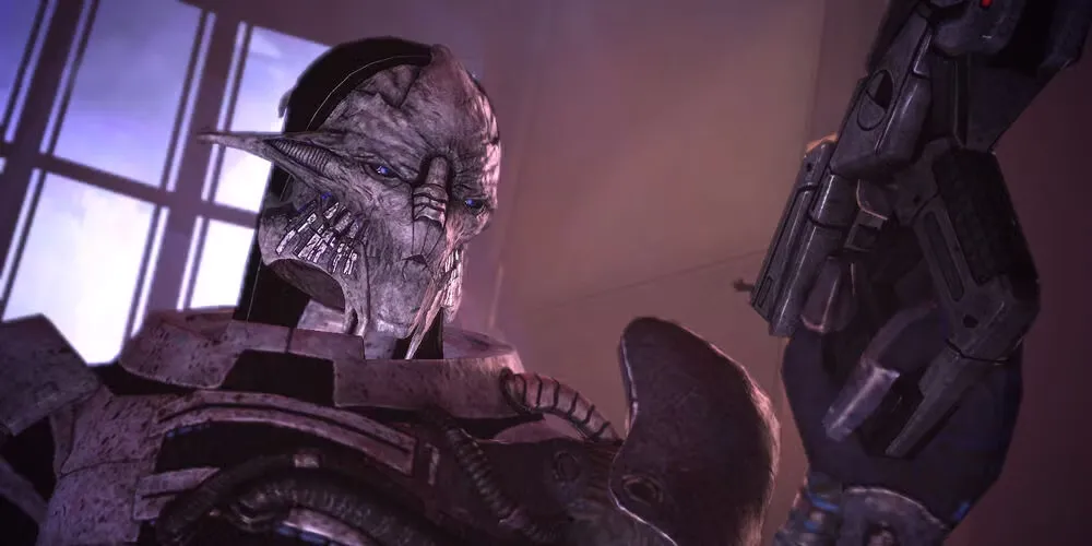 Saren Arterius trùm cuối Mass Effect 1 một trận chiến thiếu sáng tạo và thử thách thực sự