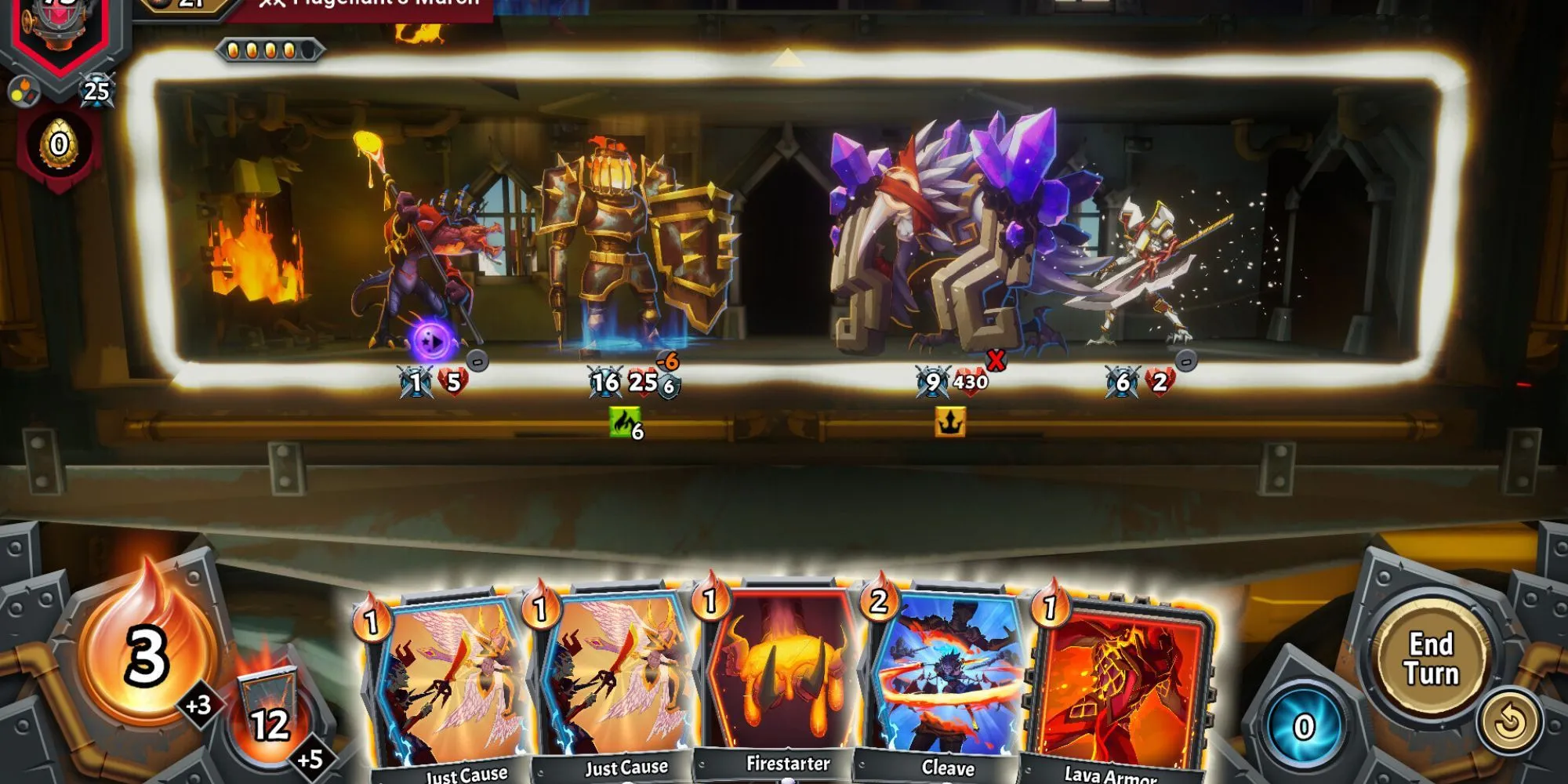Screenshot gameplay chiến thuật thẻ bài của Monster Train 2 sắp ra mắt