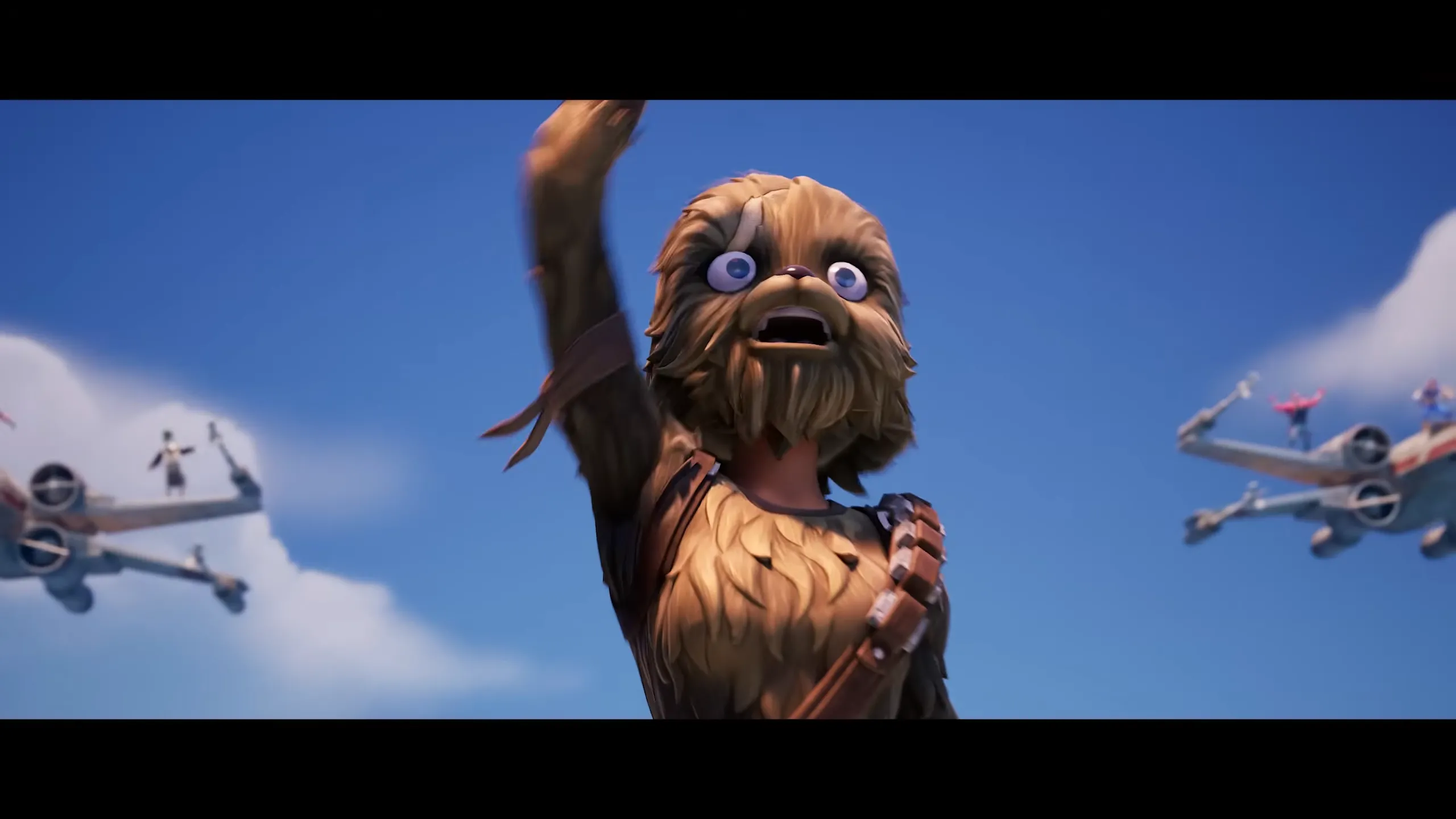 Screenshot từ trailer sự kiện Star Wars trong Fortnite