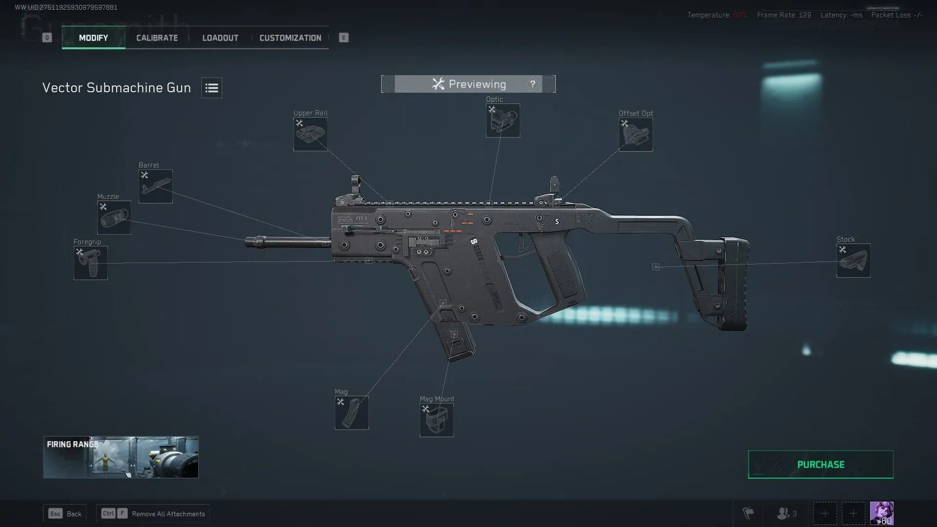 Súng tiểu liên Vector với tốc độ bắn cực nhanh trong Delta Force