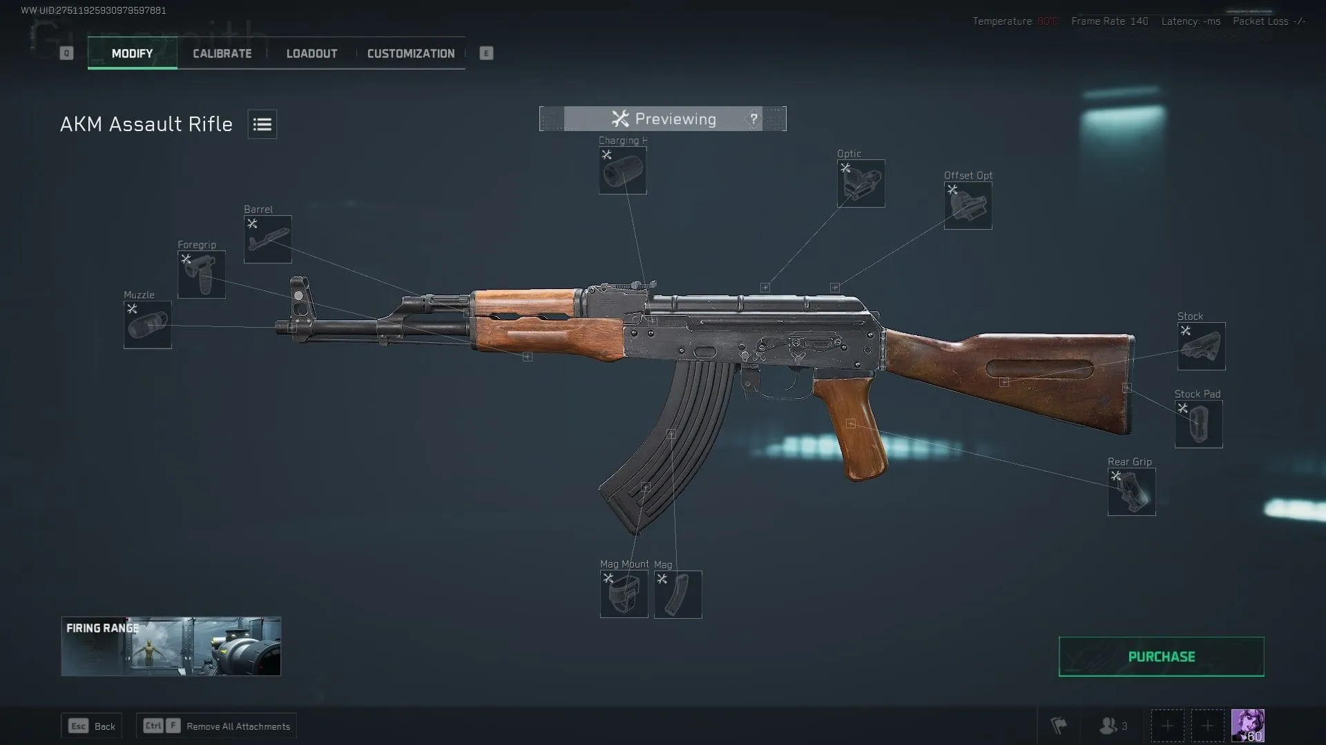 Súng trường tấn công AKM huyền thoại trong game Delta Force
