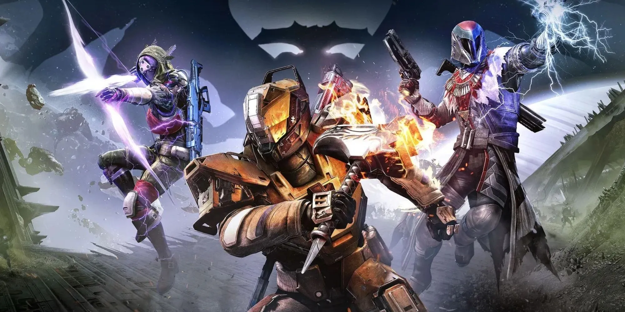 Tàu vũ trụ và hành tinh trong Destiny The Taken King, bản mở rộng của game bắn súng online Destiny