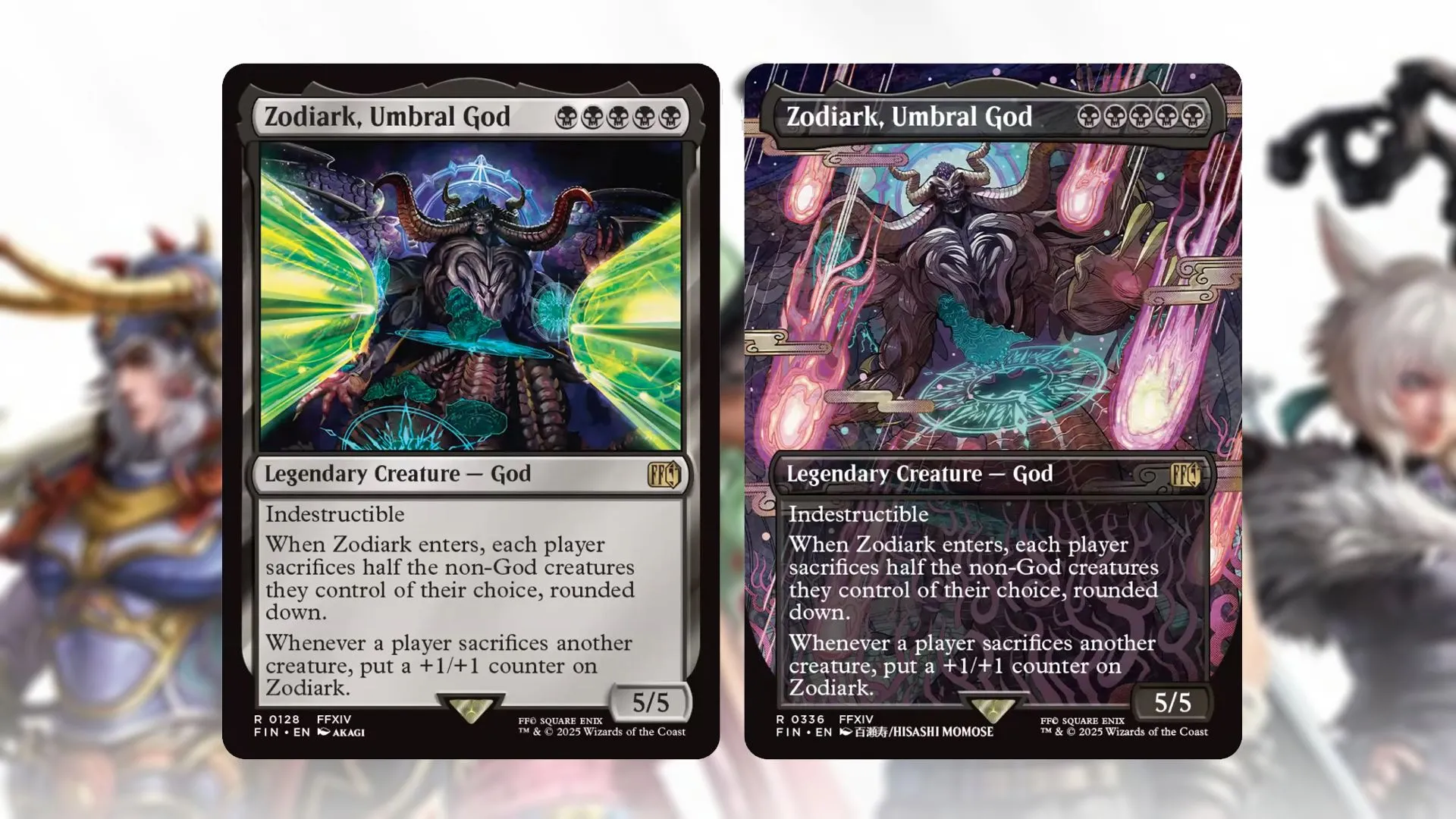 Thẻ bài Zodiark trong bộ Magic The Gathering x Final Fantasy