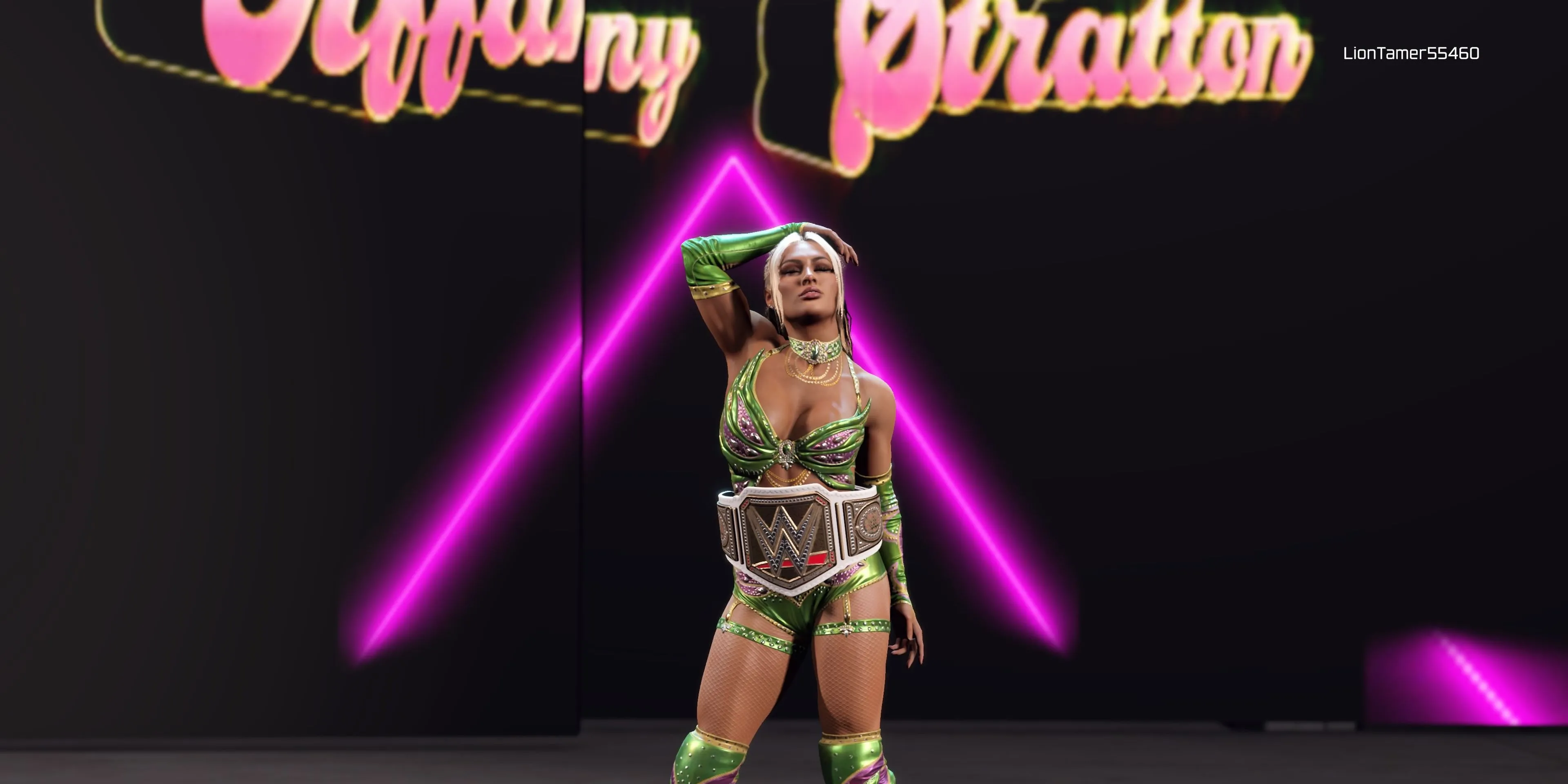 Tiffany Stratton Tiffy Time tỏa sáng trong WWE 2K25