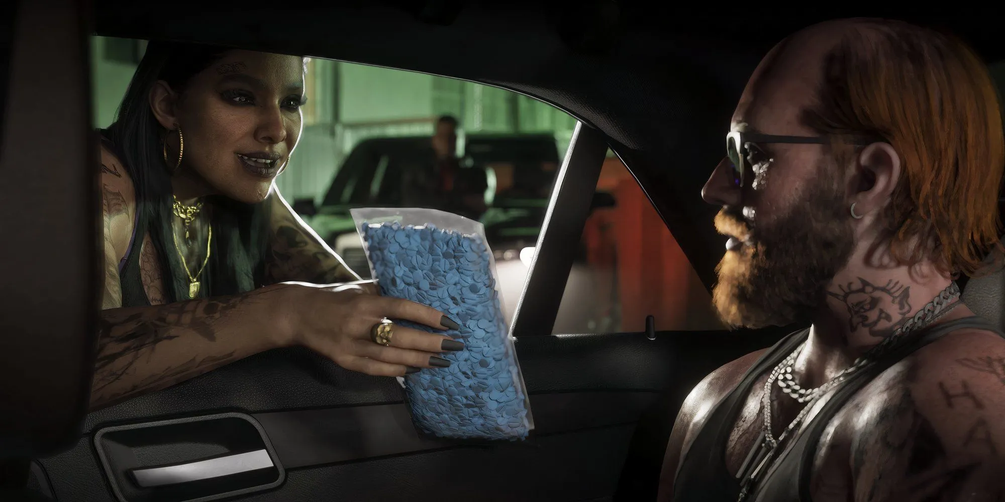 Toàn cảnh khu vực Port Gellhorn với các hoạt động thường ngày trong game GTA 6