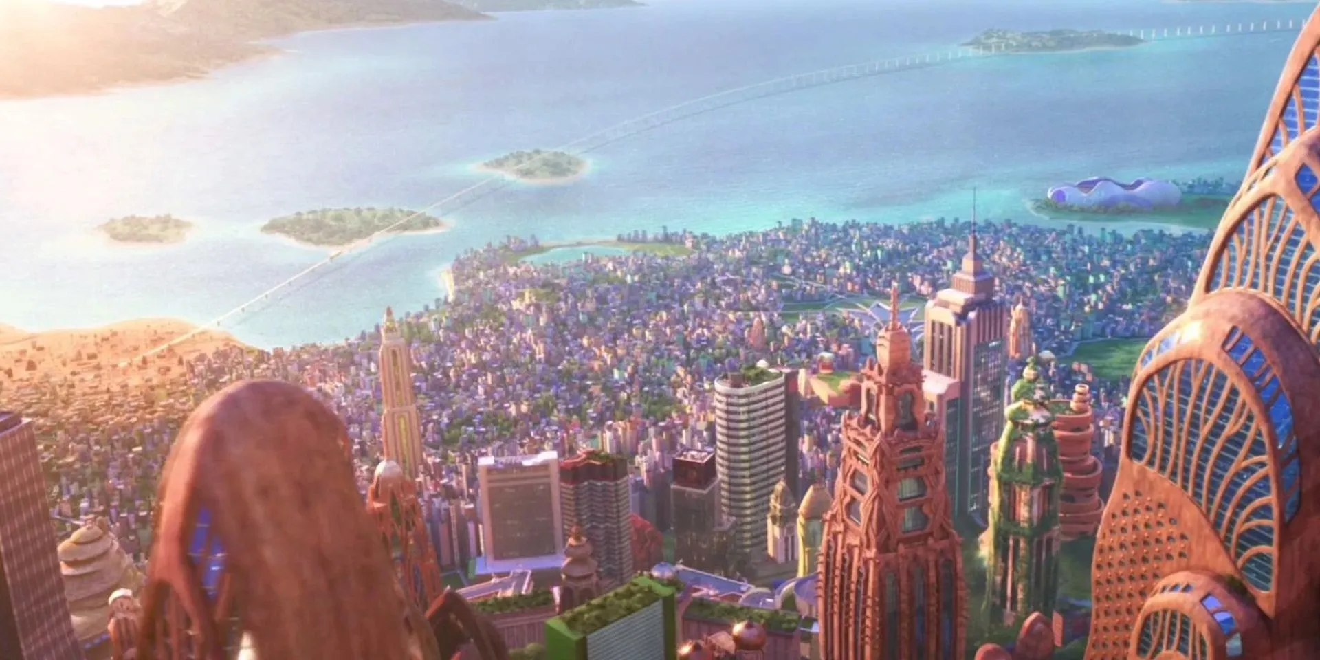 Toàn cảnh thành phố Zootopia hiện đại của các loài động vật