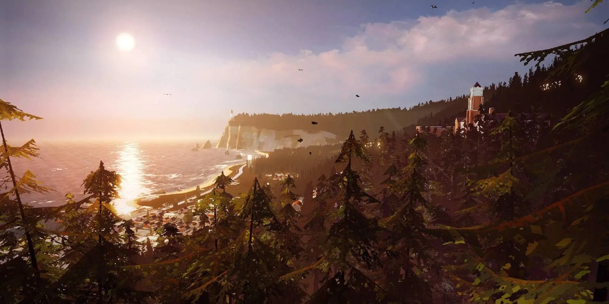 Toàn cảnh Vịnh Arcadia, bối cảnh chính trong game Life is Strange.