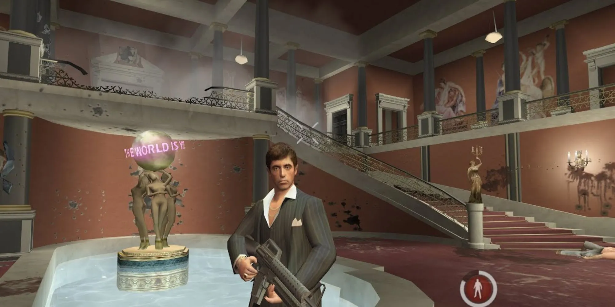 Tony Montana trong game Scarface The World is Yours