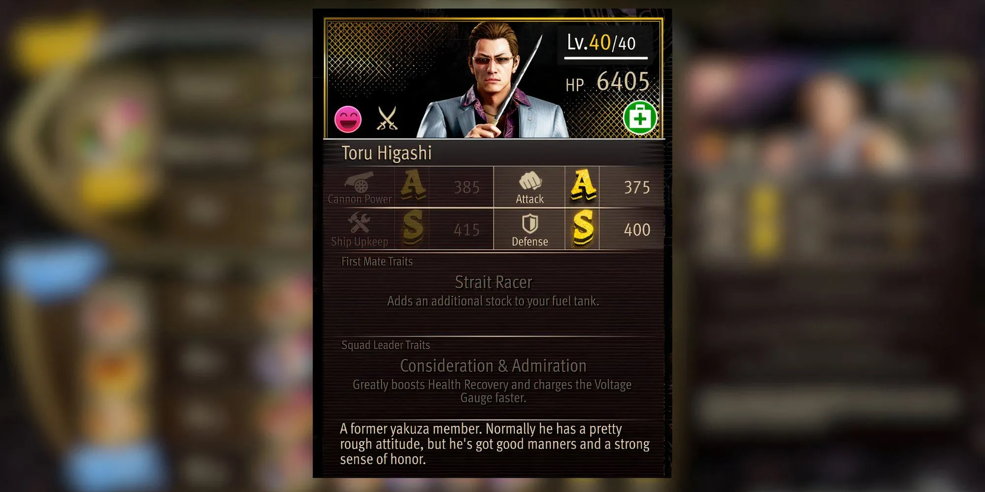 Toru Higashi, thuyền viên hỗ trợ trong Like a Dragon Pirate Yakuza