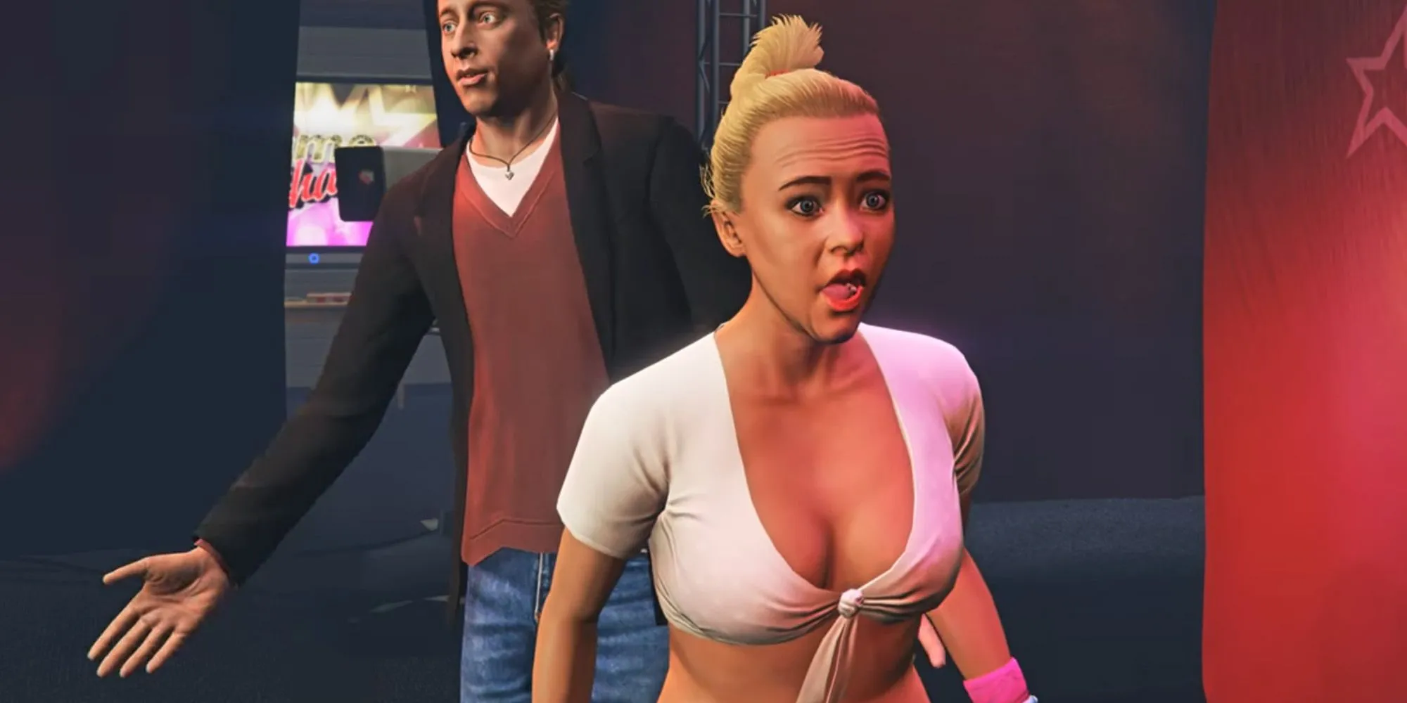 Tracey De Santa, con gái của Michael trong GTA 5, đang tạo dáng khiêu khích
