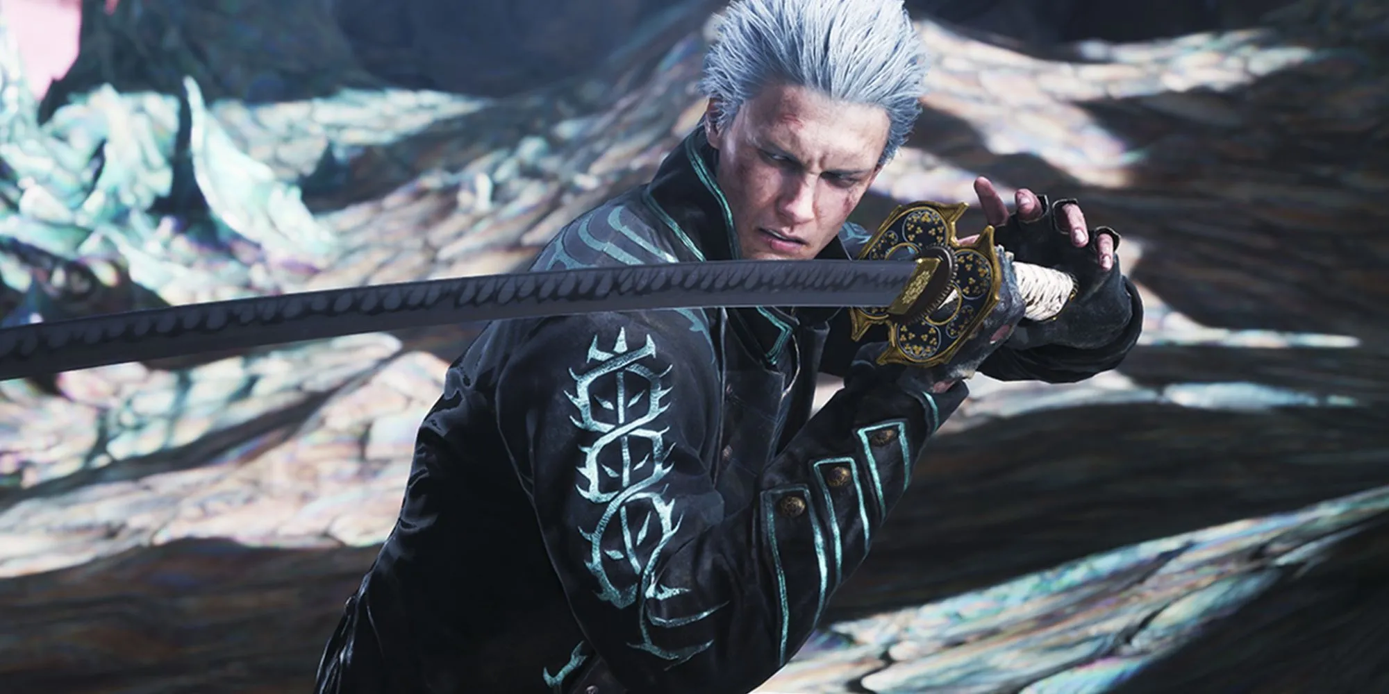 Vergil vung Yamato, nhân vật nổi tiếng trong dòng game Devil May Cry, thể hiện phong cách hành động đặc trưng