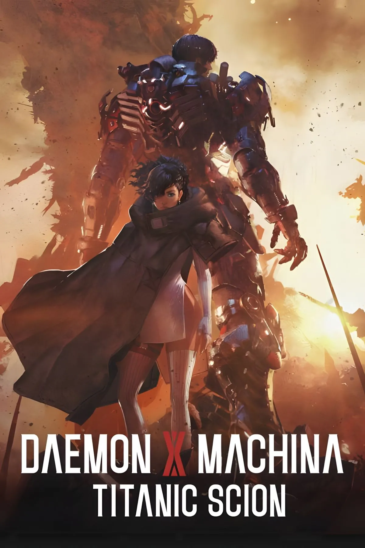Ảnh bìa chính thức của game Daemon X Machina Titanic Scion