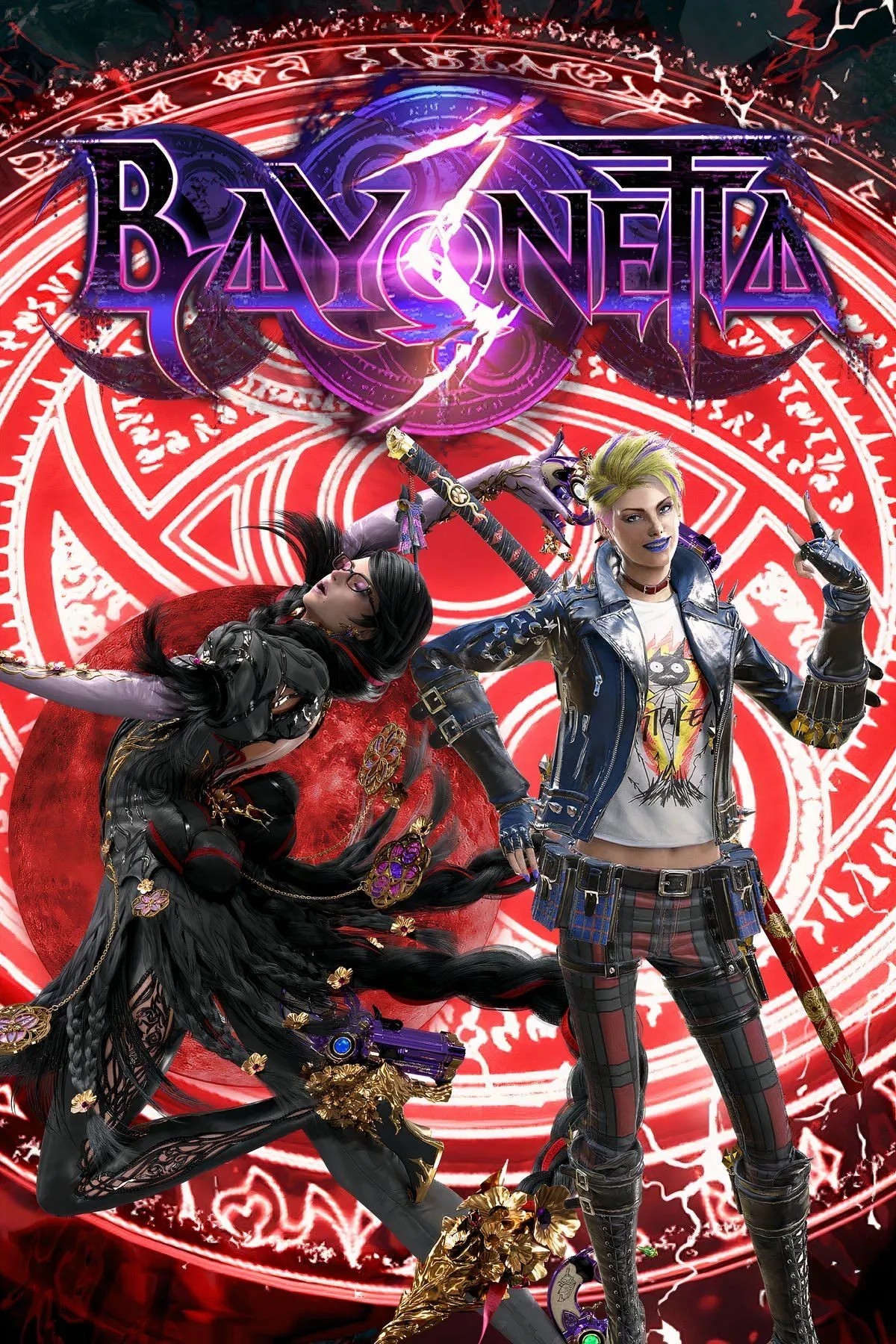 Ảnh bìa chính thức của tựa game hành động Bayonetta 3 trên Nintendo Switch, tâm điểm của lùm xùm diễn viên lồng tiếng gần đây