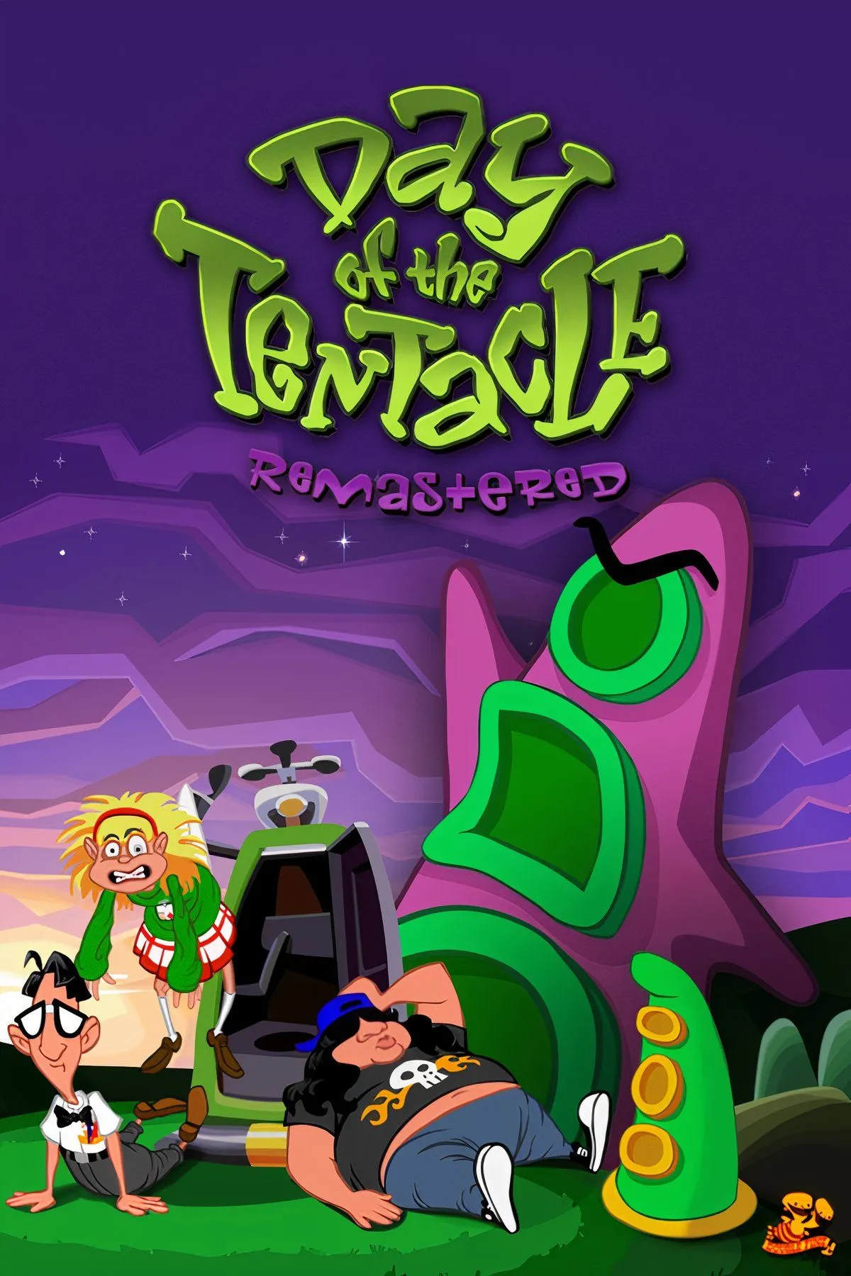 Bộ ba Bernard, Hoagie và Laverne trong game Day Of The Tentacle Remastered