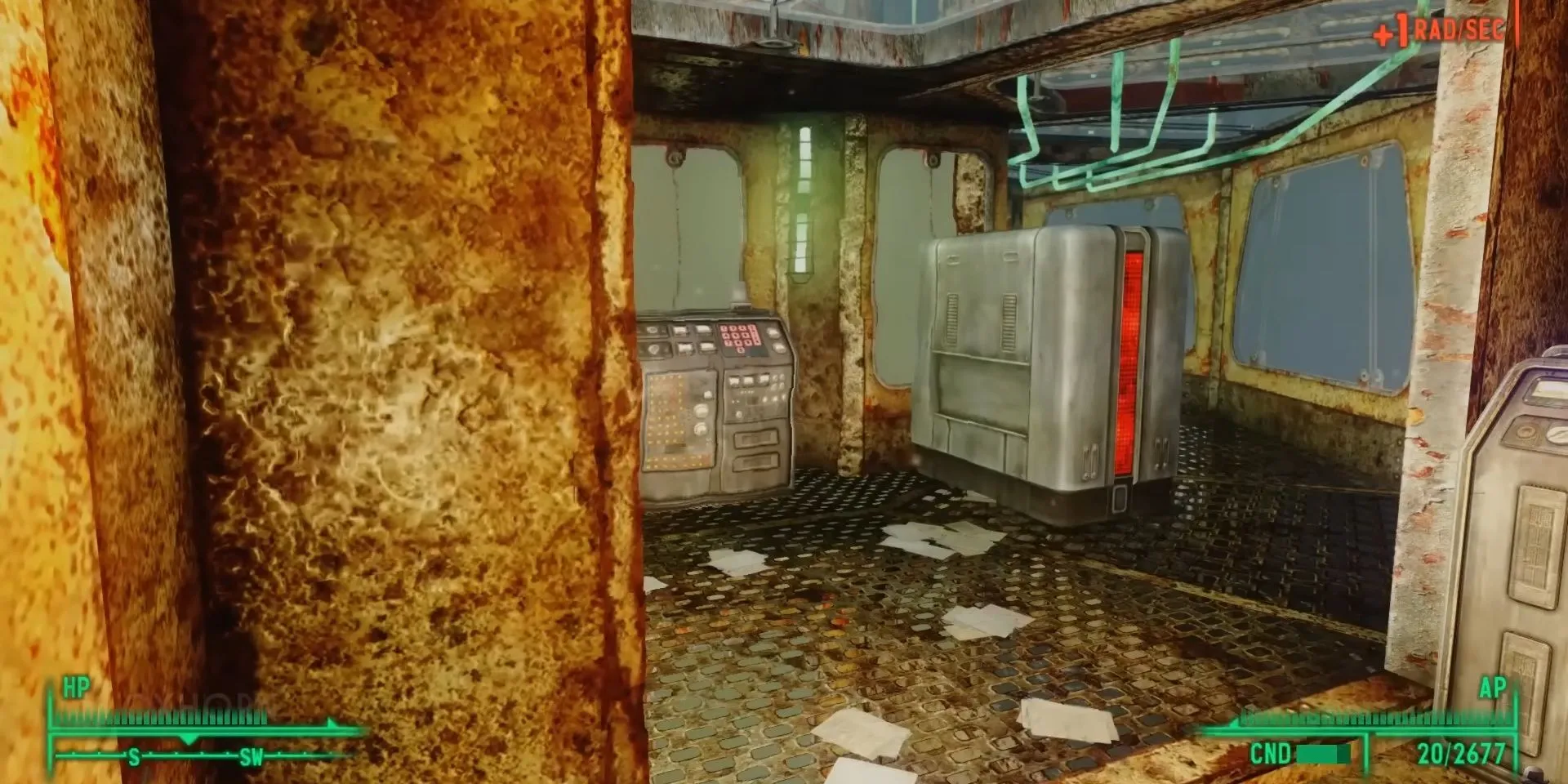 Bước vào phòng điều khiển Project Purity trong Fallout 3