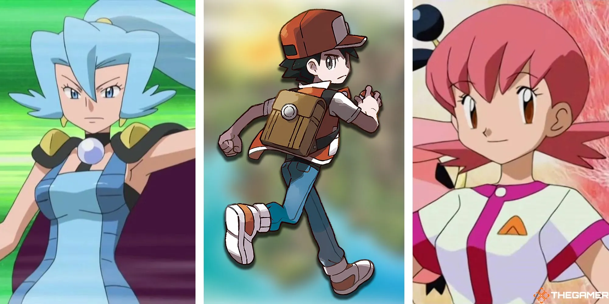 Các huấn luyện viên mạnh mẽ nhất trong series game Pokemon như Clair, Red và Whitney