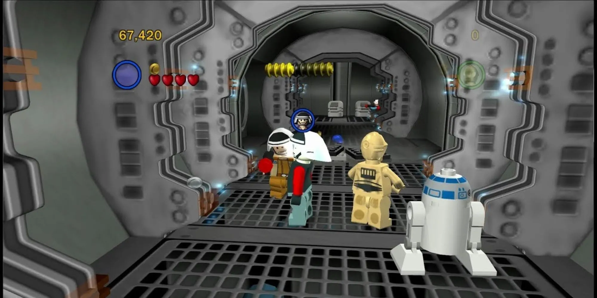 Cảnh chơi trong game Lego Star Wars trên PS2