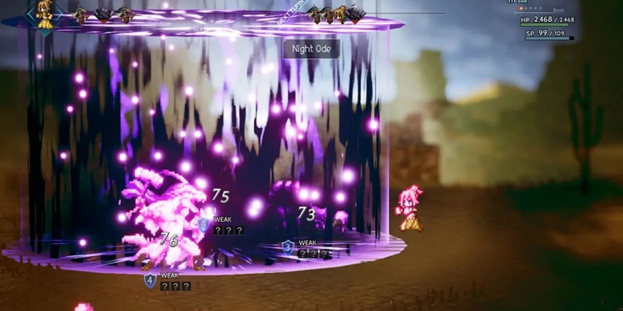 Đồ họa HD-2D độc đáo của game Octopath Traveler