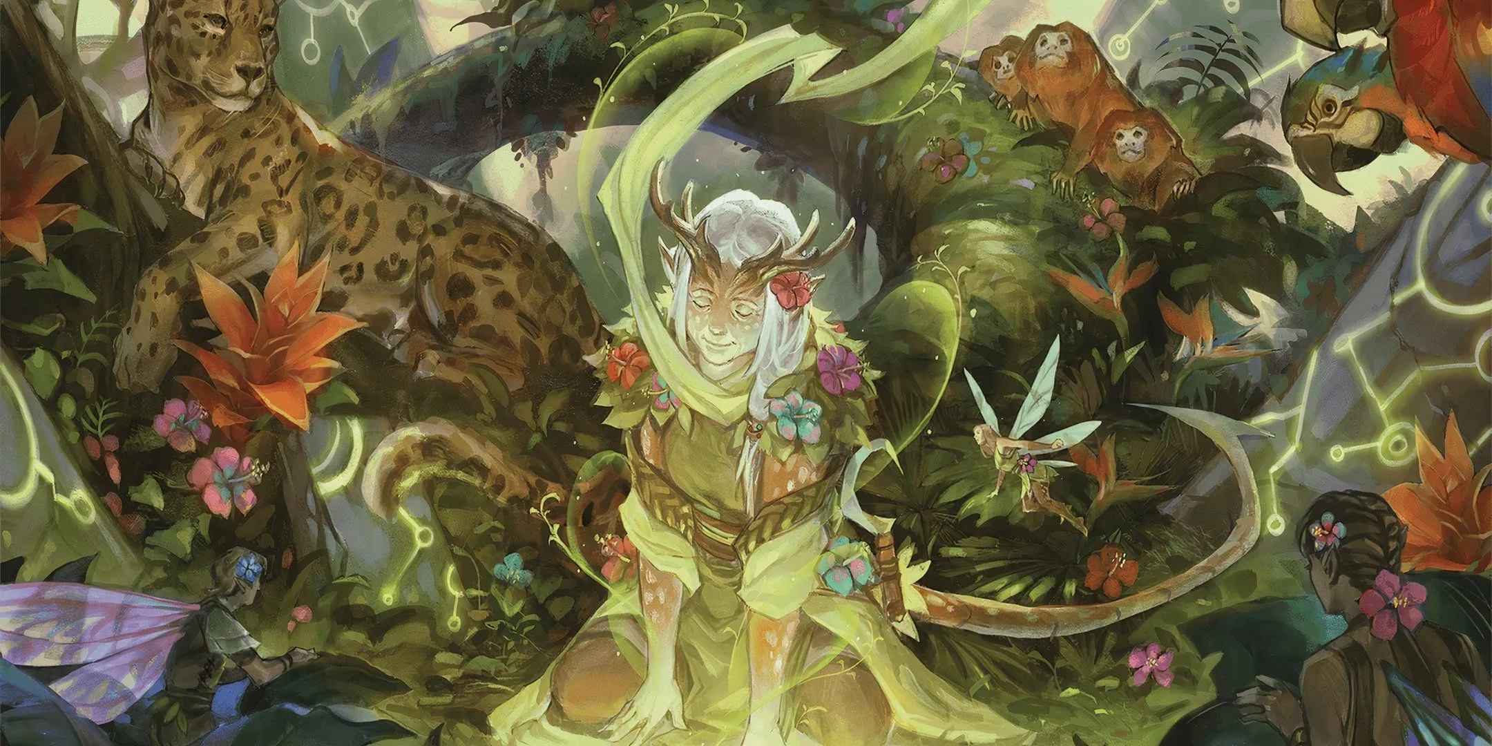 Druid D&amp;D hóa thân với động vật trong tự nhiên