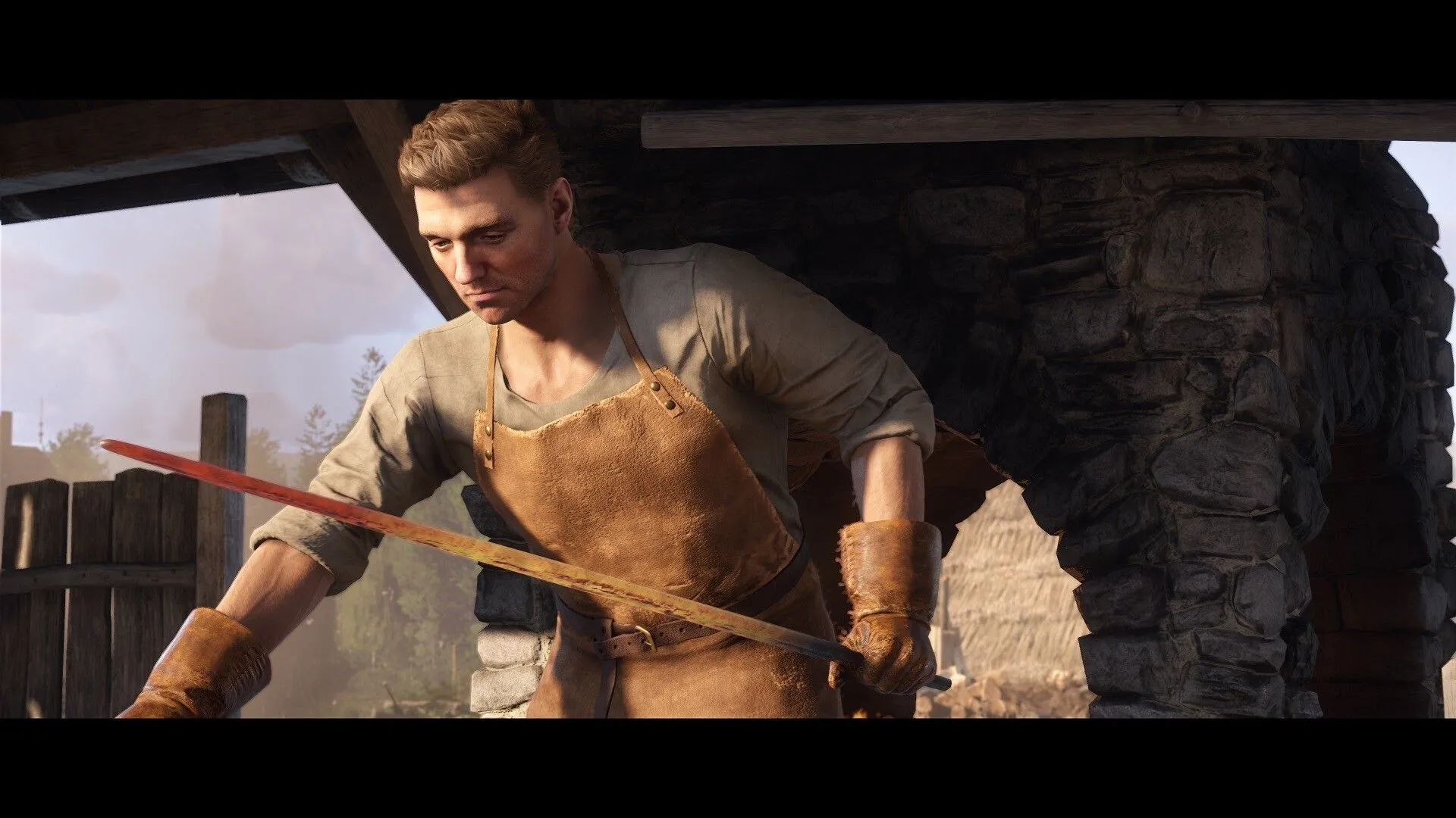 Henry, nhân vật chính của Kingdom Come: Deliverance 2, trong một phân cảnh chiến đấu