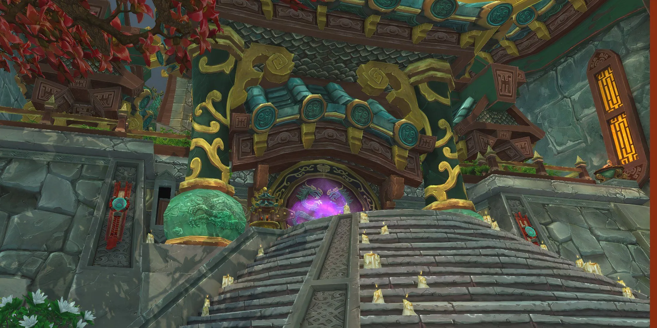 Lối vào Temple of the Jade Serpent, hầm ngục đầu tiên trong World of Warcraft Mists of Pandaria
