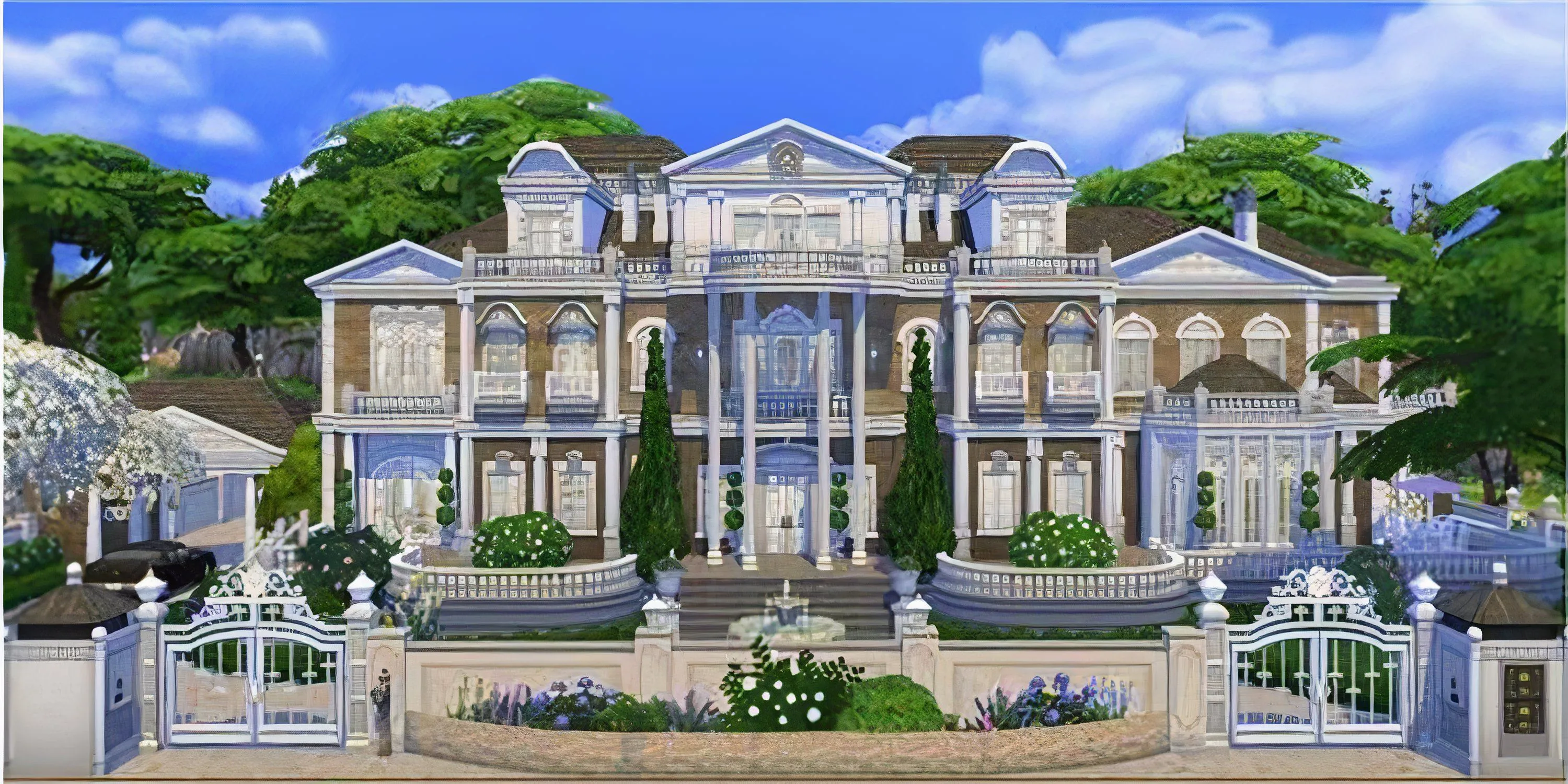 Lot Oakenstead rộng lớn và sang trọng trong The Sims 4 Willow Creek, lý tưởng cho các thử thách di sản