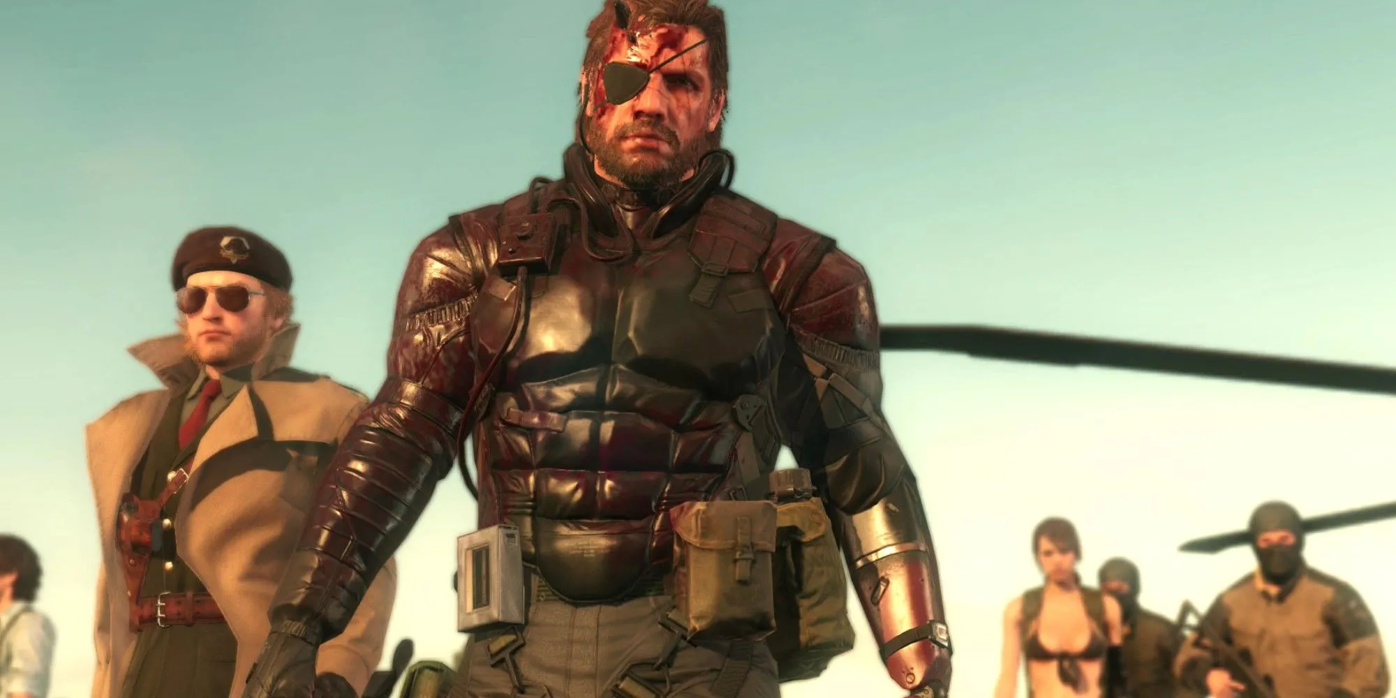 Metal Gear Solid V, Venom Snake đang đi bộ
