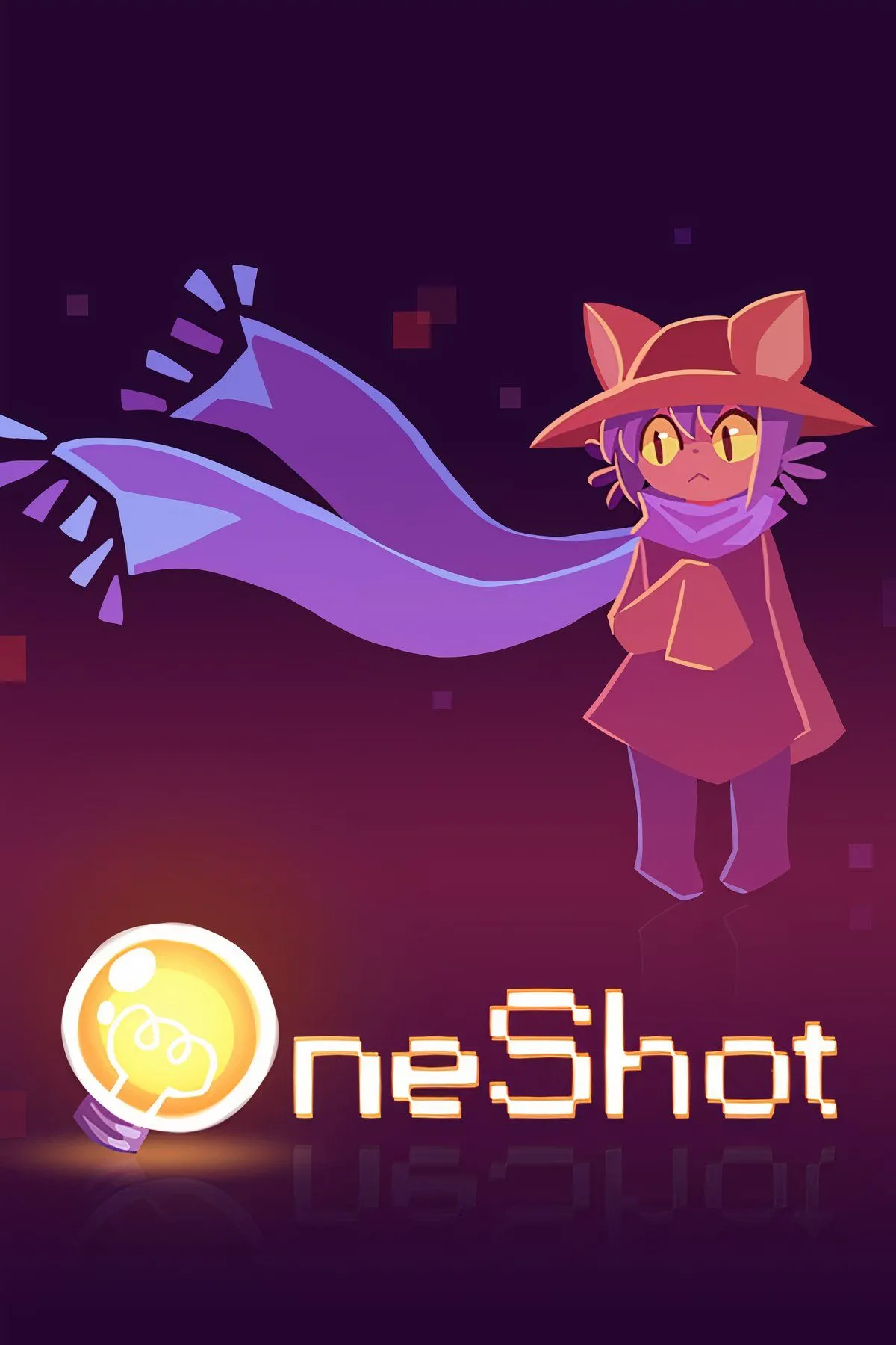 Niko với quả cầu ánh sáng trong game OneShot