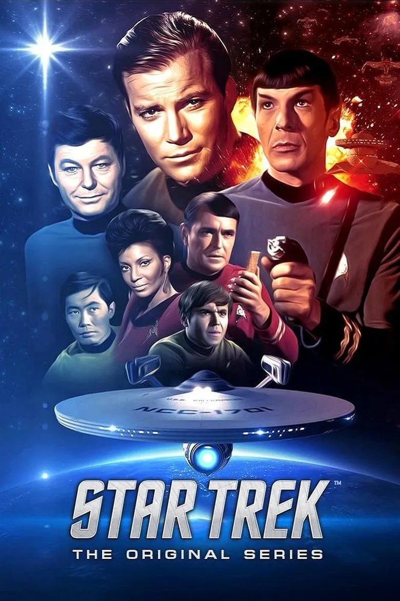 Poster gốc của loạt phim khoa học viễn tưởng kinh điển Star Trek: The Original Series