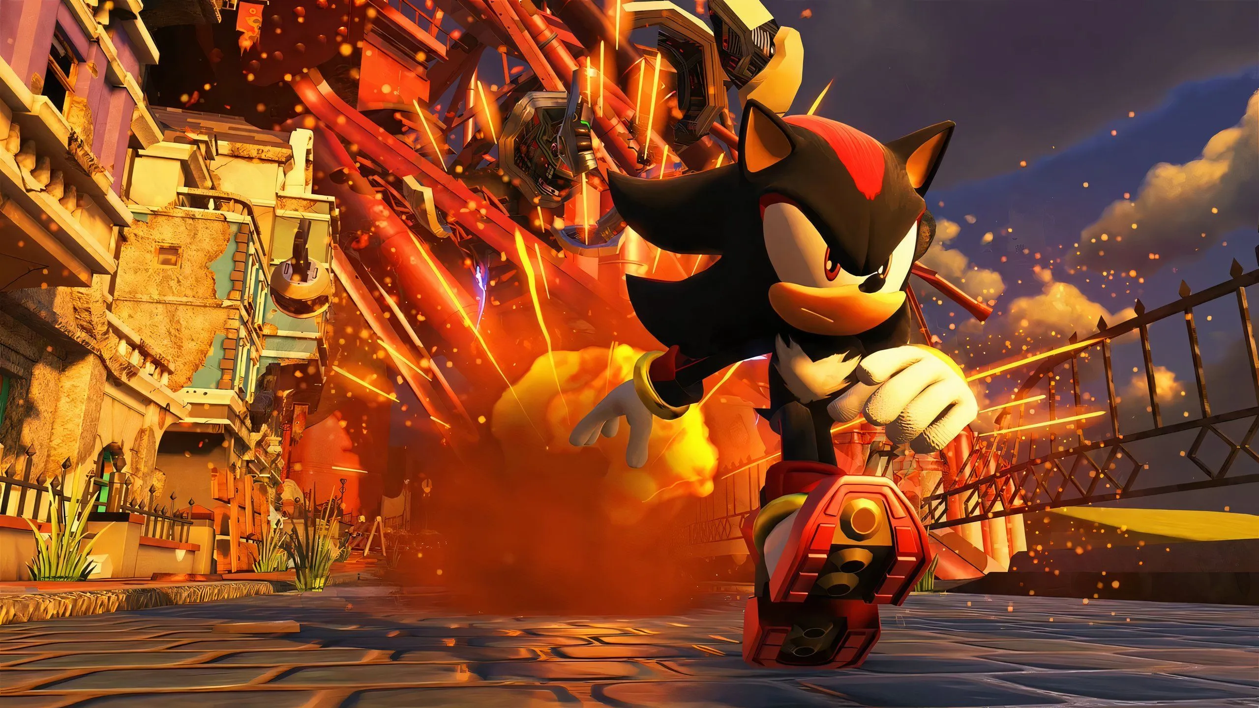 Shadow đang thể hiện sức mạnh với kỹ năng Chaos Blast trong game