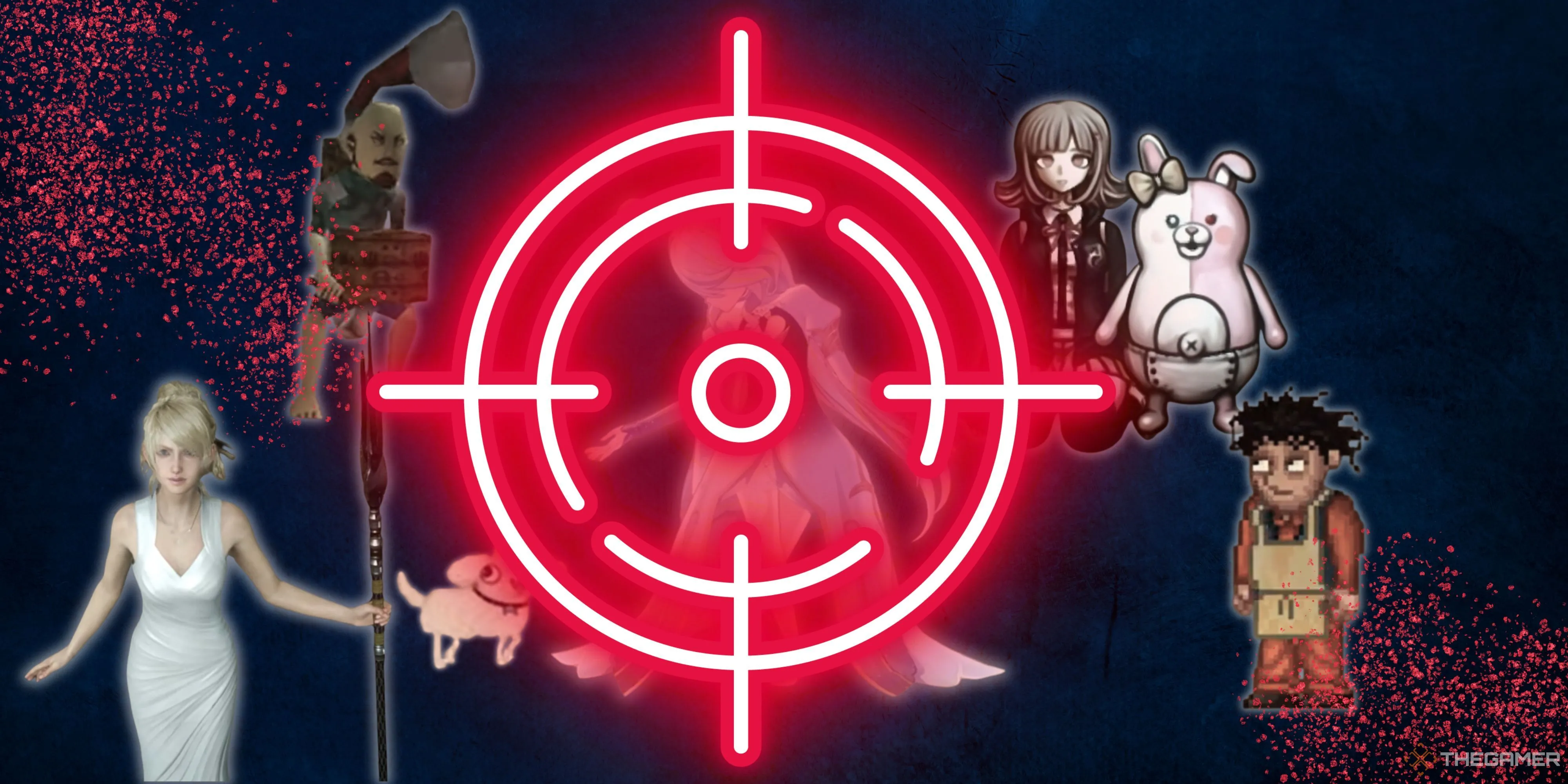 Tập hợp các NPC vô tội trong game như Lunafreya, Guru-Guru và chú chó trong Little Misfortune