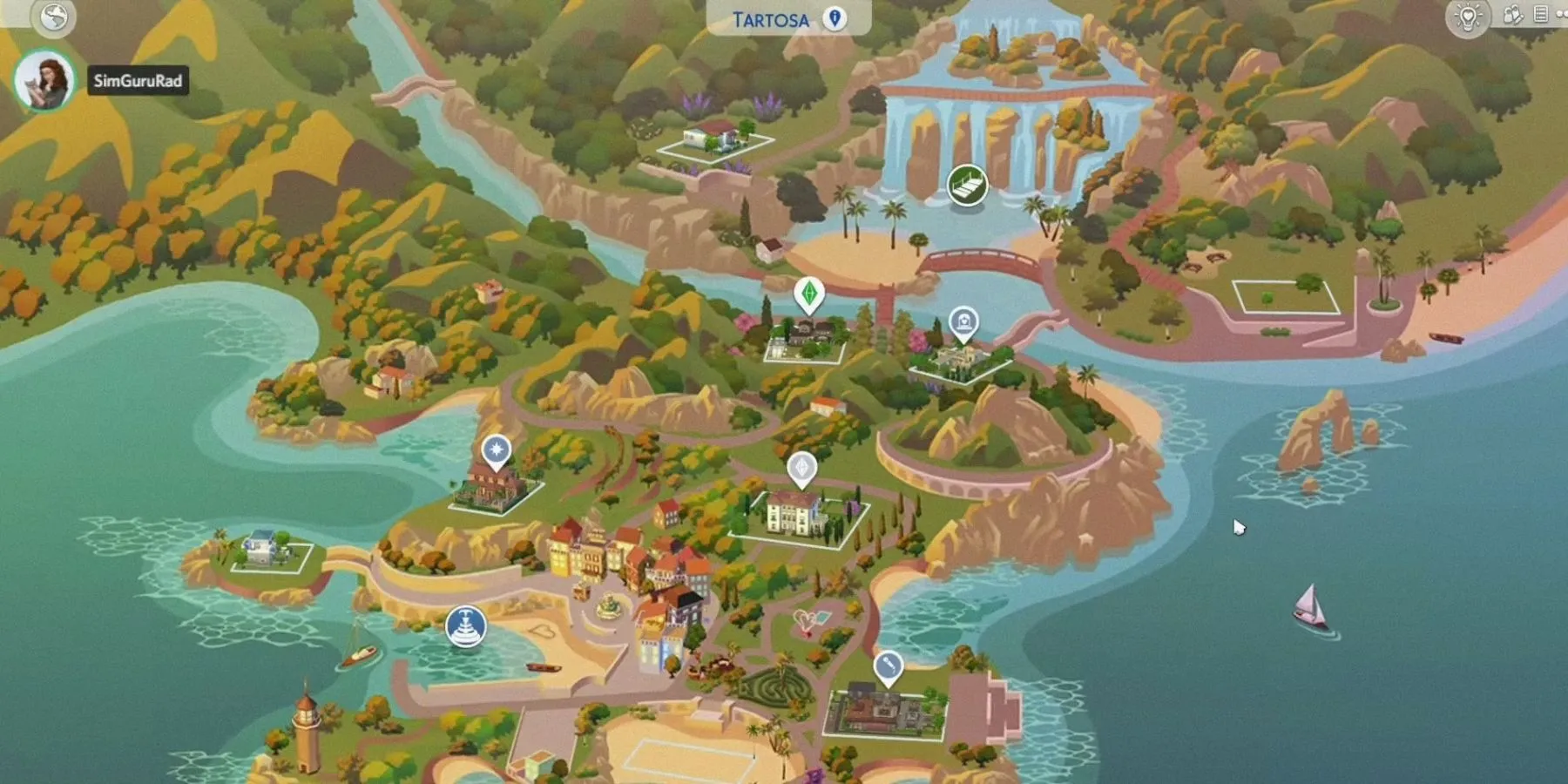 Tartosa, thế giới mới trong The Sims 4 My Wedding Stories, lý tưởng cho đám cưới