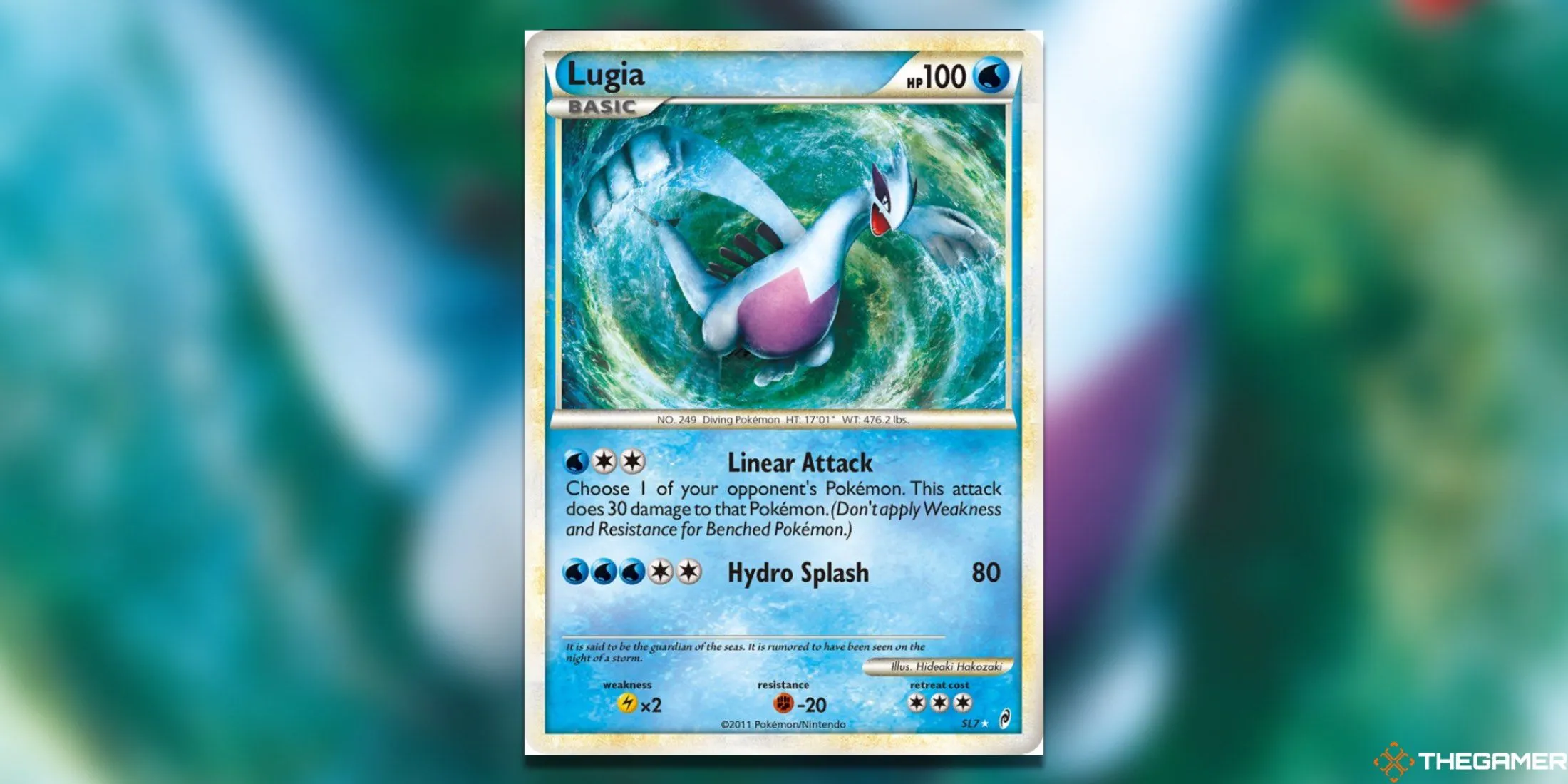 Thẻ bài Pokemon TCG Lugia Shiny Call of Legends, một trong những thẻ bài HGSS đắt giá nhất.