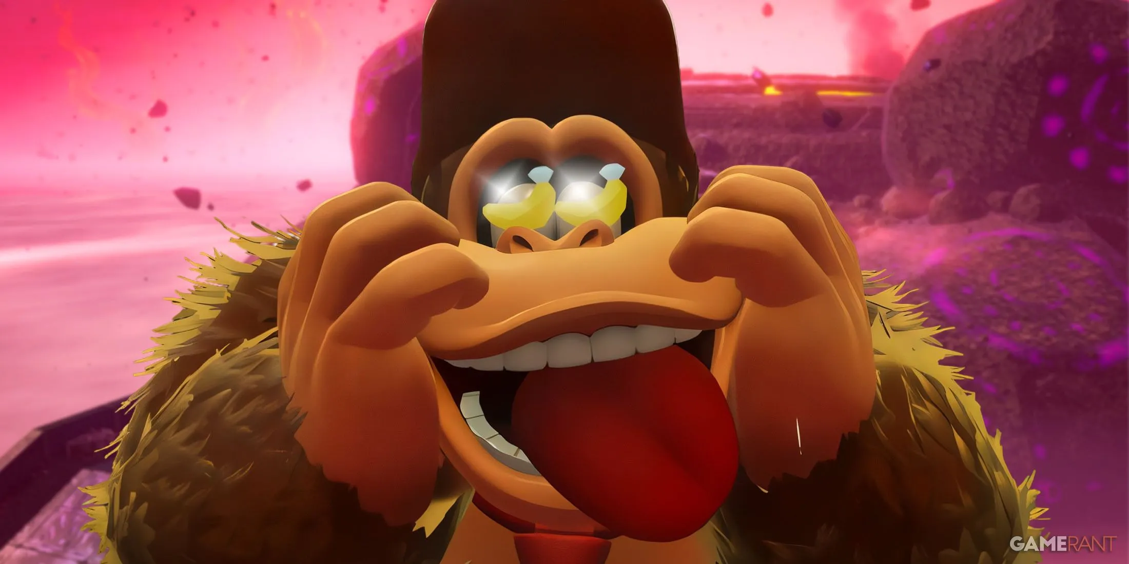 Thu thập các viên Chuối Banandium quý hiếm trong Donkey Kong Bananza