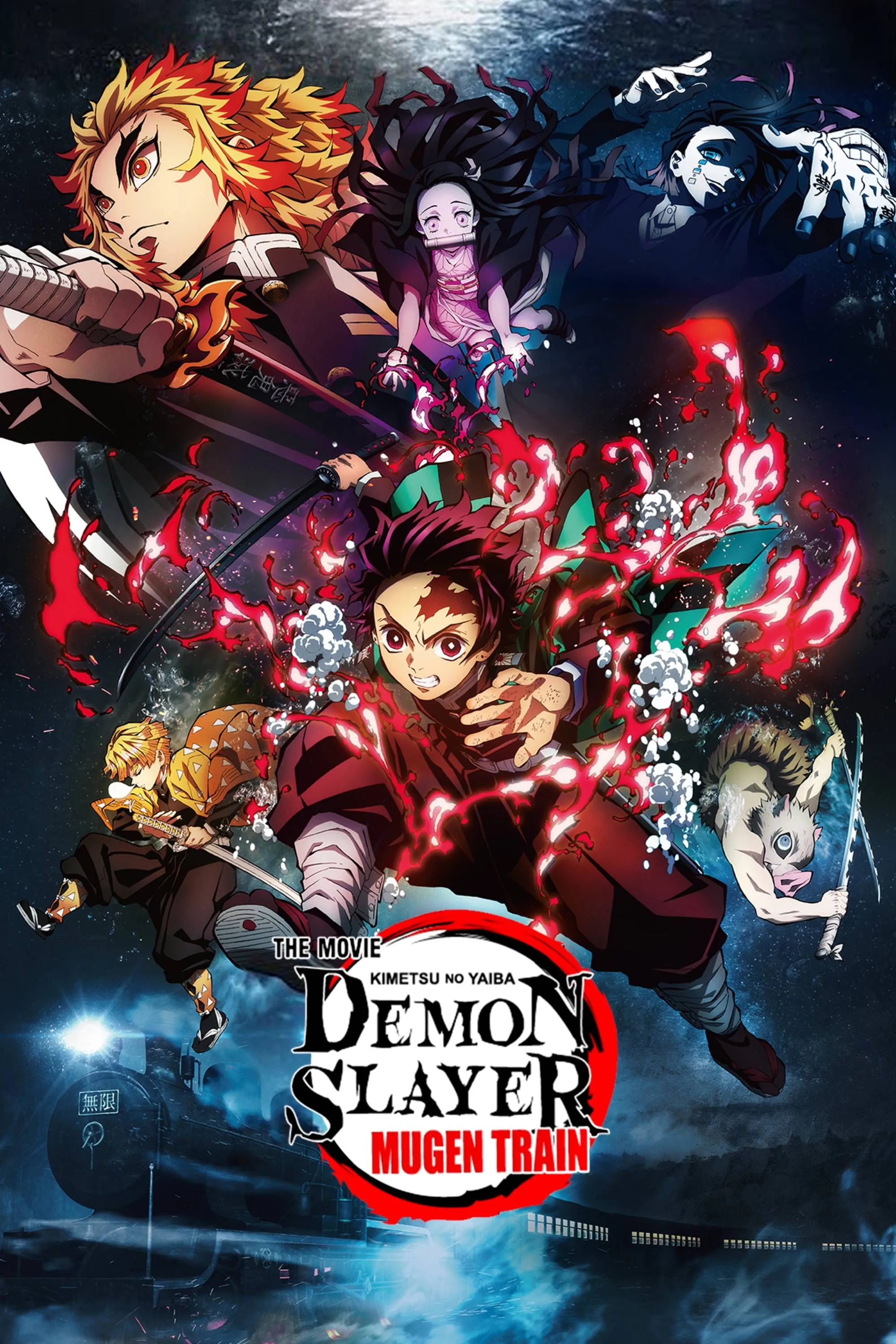 Tổng hợp các nhân vật chính nổi bật của series anime Thanh Gươm Diệt Quỷ, bao gồm Tanjiro, Nezuko, Inosuke và Zenitsu.