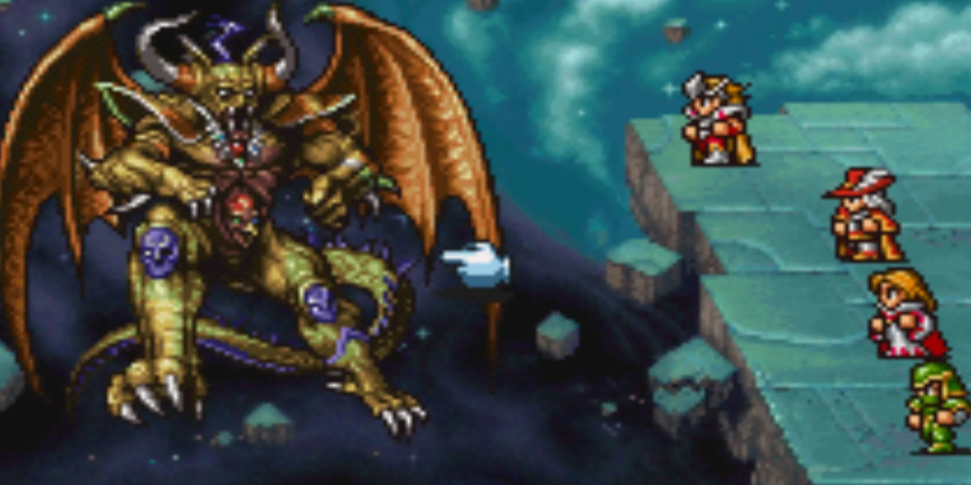Trận chiến với Chaos trong Final Fantasy Pixel Remaster, tựa game không có Moogle