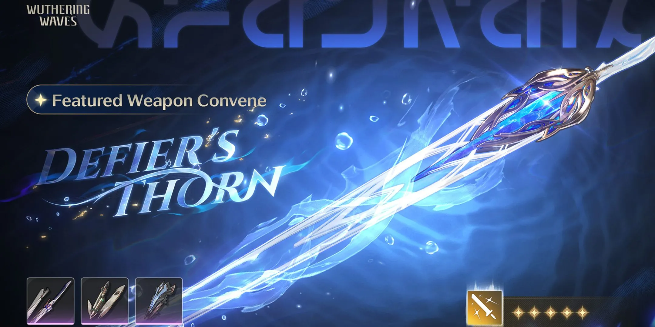 Vũ khí 5 sao Defier's Thorn cùng banner Cartethyia Wuthering Waves 2.4 Giai đoạn 1