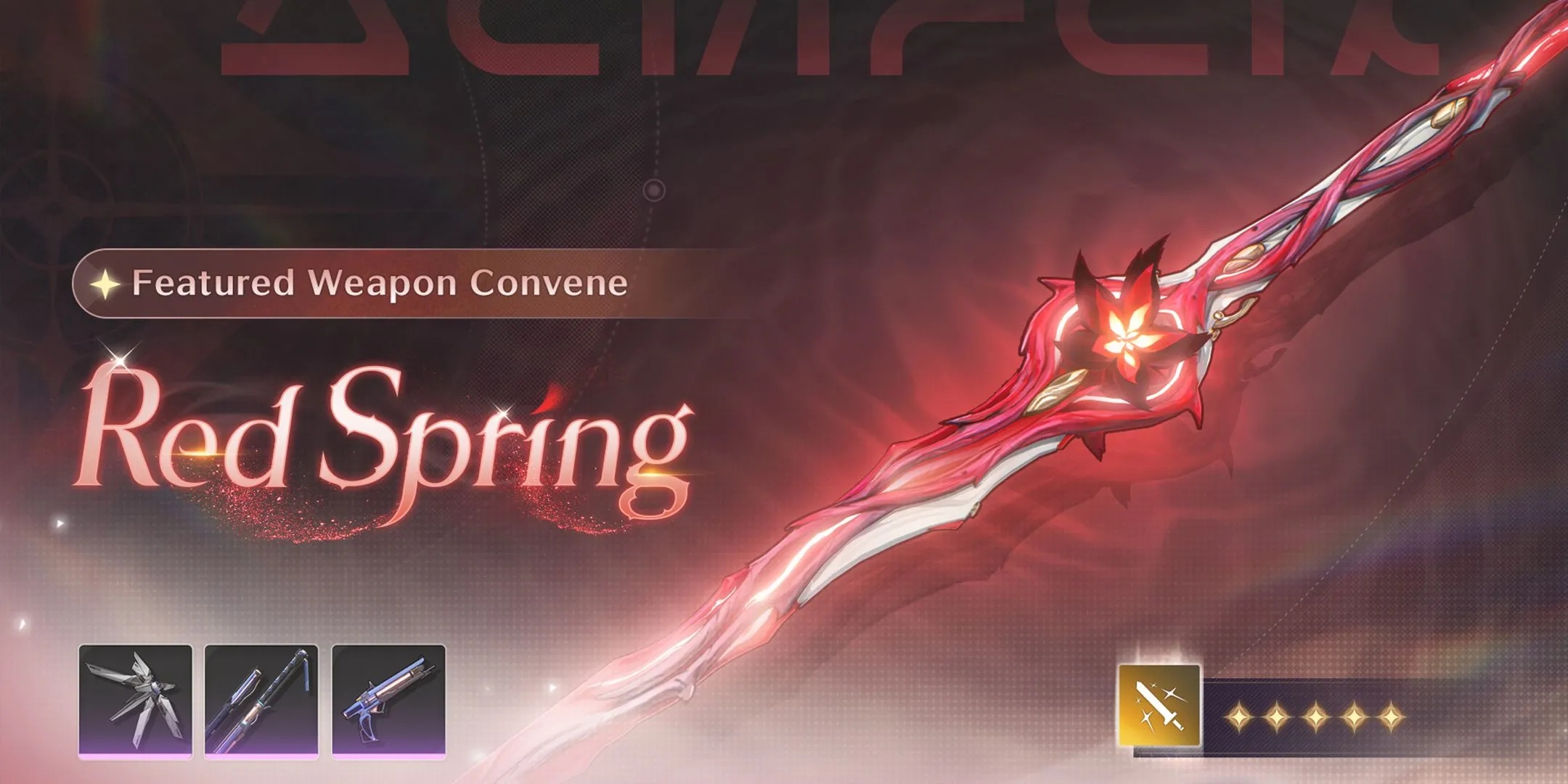 Vũ khí 5 sao Red Spring đi kèm banner Camellya Wuthering Waves 1.4 Giai đoạn 1