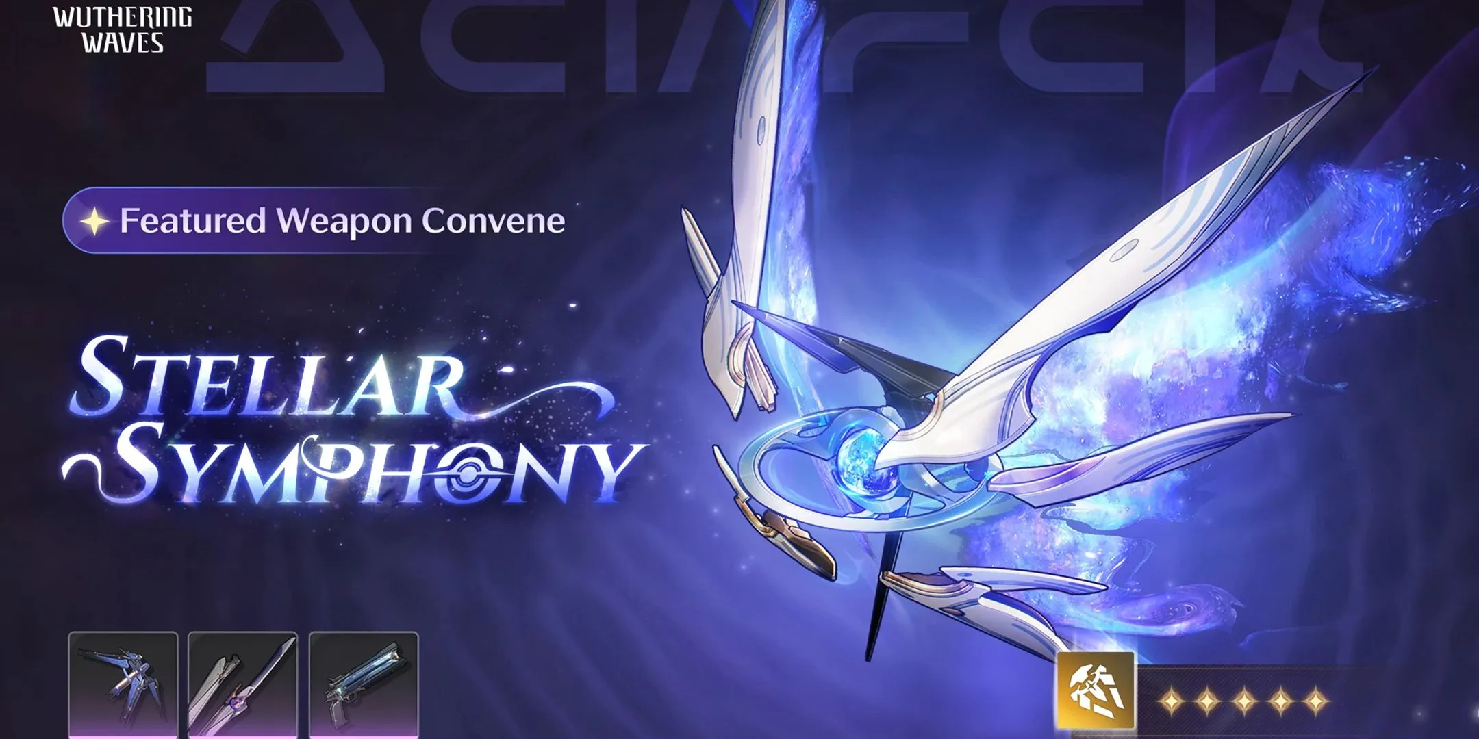 Vũ khí 5 sao Stellar Symphony đi kèm banner The Shorekeeper rerun Wuthering Waves 2.2 Giai đoạn 2