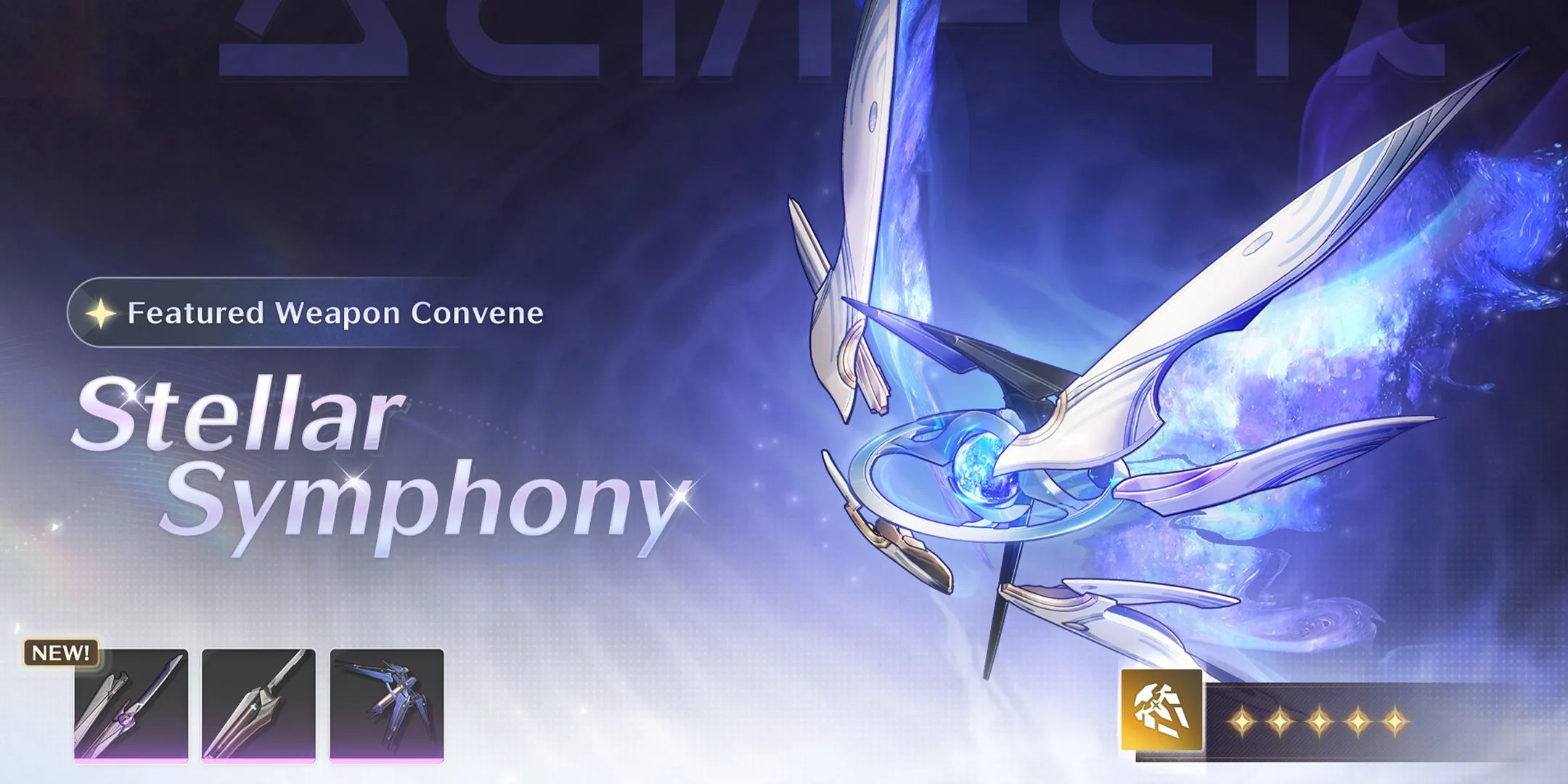 Vũ khí 5 sao Stellar Symphony đi kèm banner The Shorekeeper Wuthering Waves 1.3 Giai đoạn 1