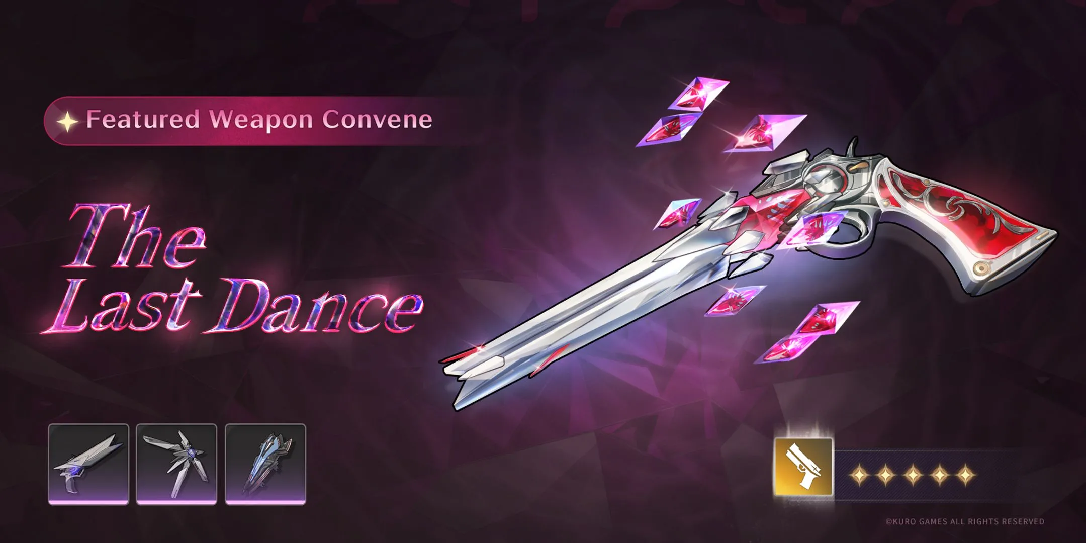 Vũ khí 5 sao The Last Dance đi kèm banner Carlotta Wuthering Waves 2.0 Giai đoạn 1