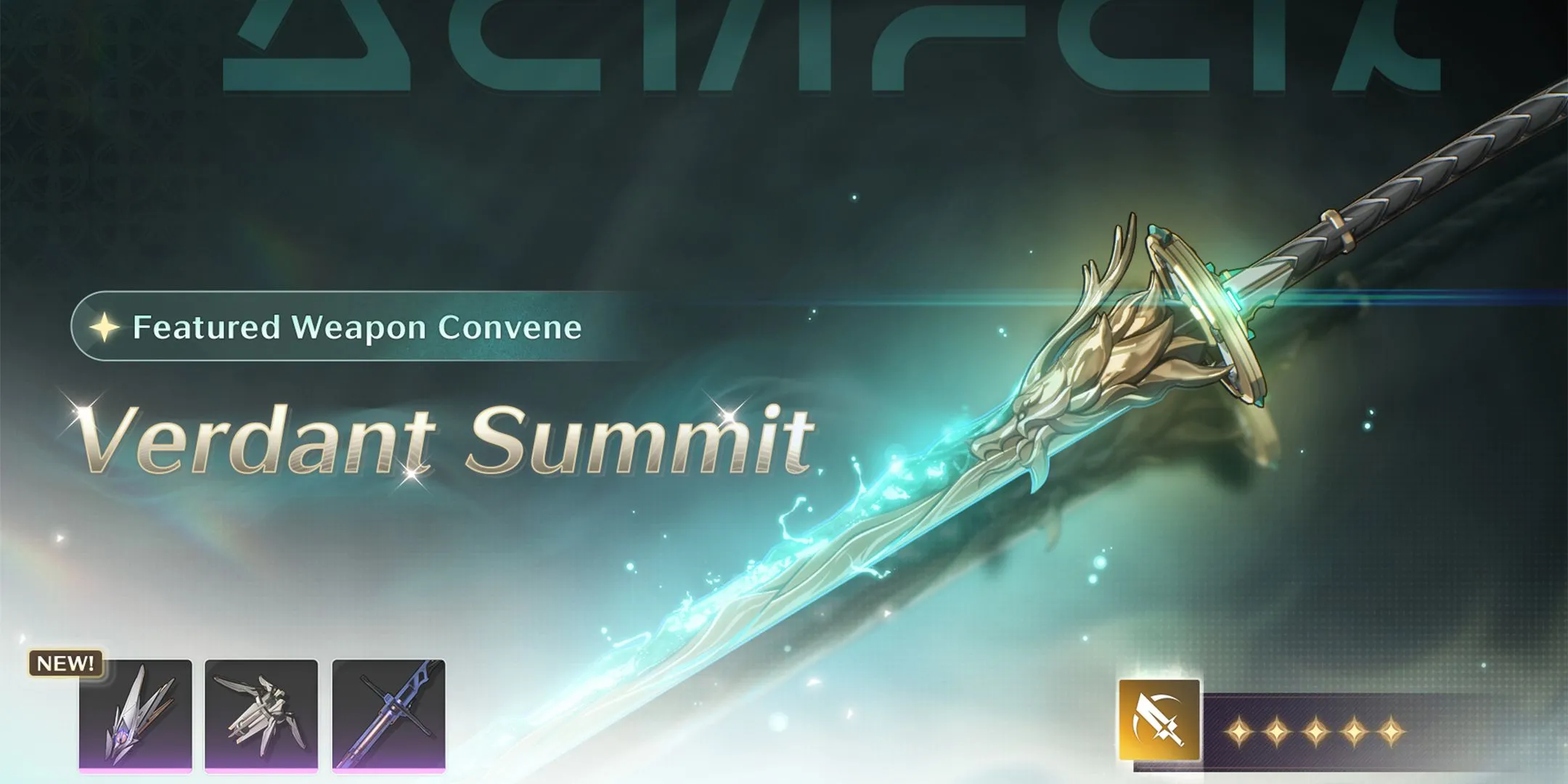 Vũ khí 5 sao Verdant Summit đi kèm banner Jiyan rerun Wuthering Waves 1.3 Giai đoạn 2