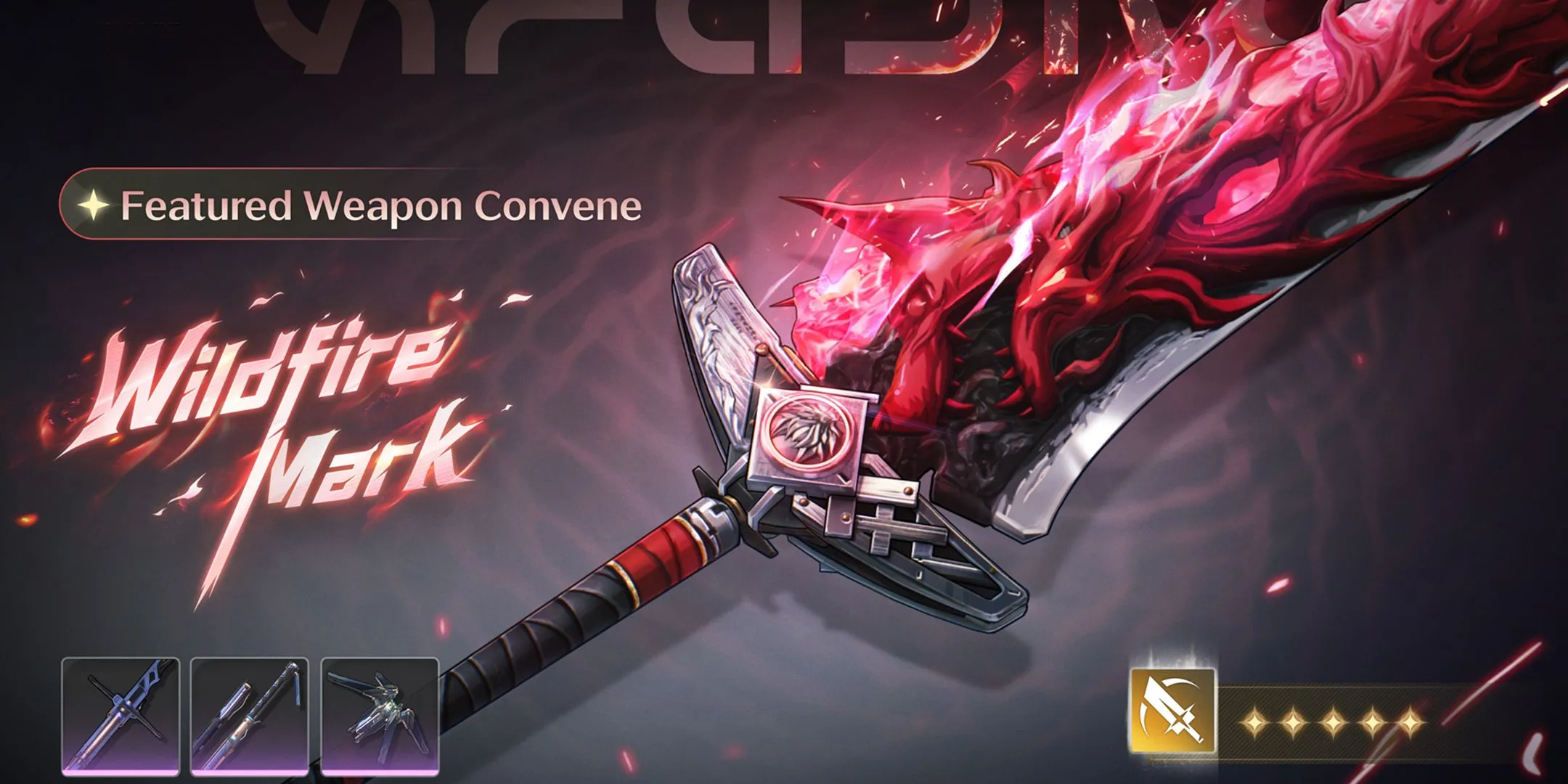 Vũ khí 5 sao Wildfire Mark đi kèm banner Lupa Wuthering Waves 2.4 Giai đoạn 2