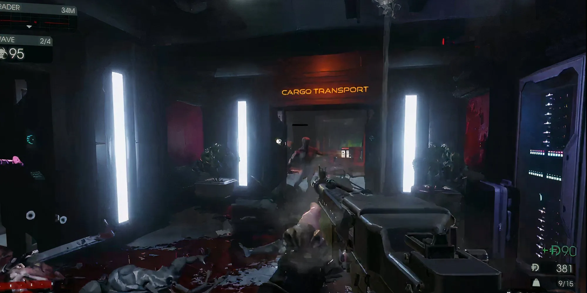 Vũ khí Stoner 63A LMG của lớp Commando trong Killing Floor 2, một ví dụ về kho vũ khí đa dạng của series.