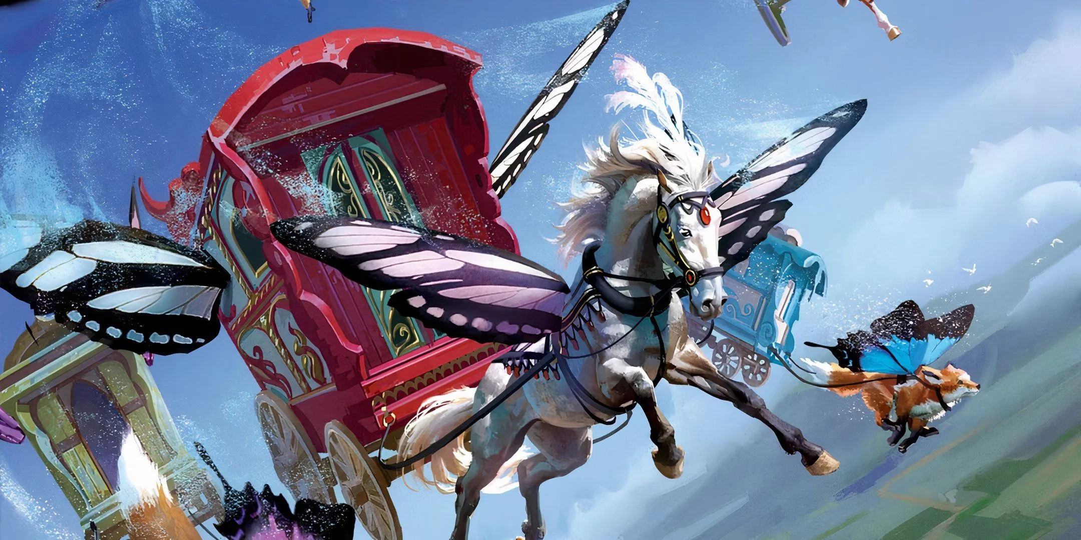 Xe ngựa bay ma thuật trong The Wild Beyond The Witchlight của Dungeons &amp; Dragons